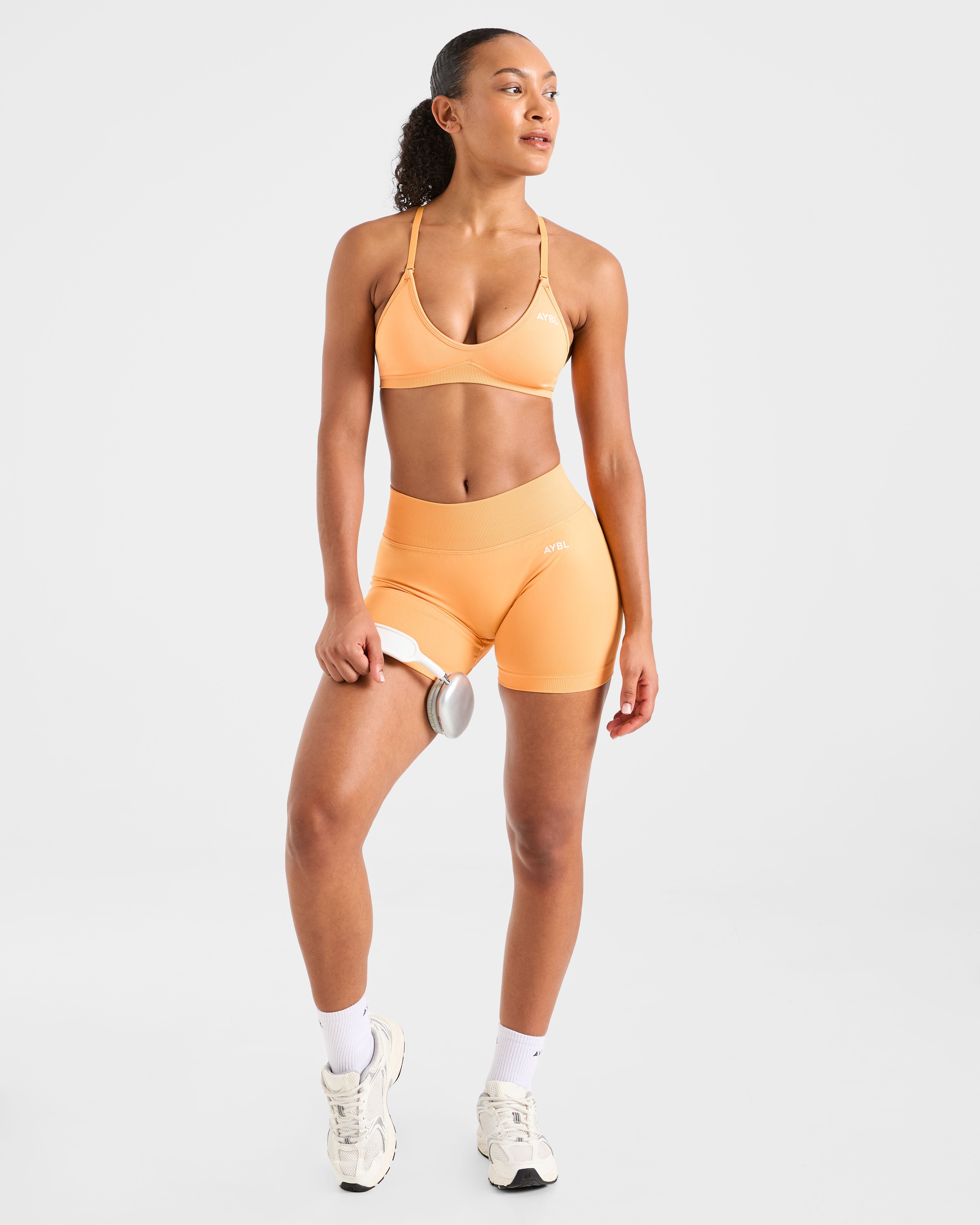Adapt Seamless Shorts | 4.5" - Bright Orange
