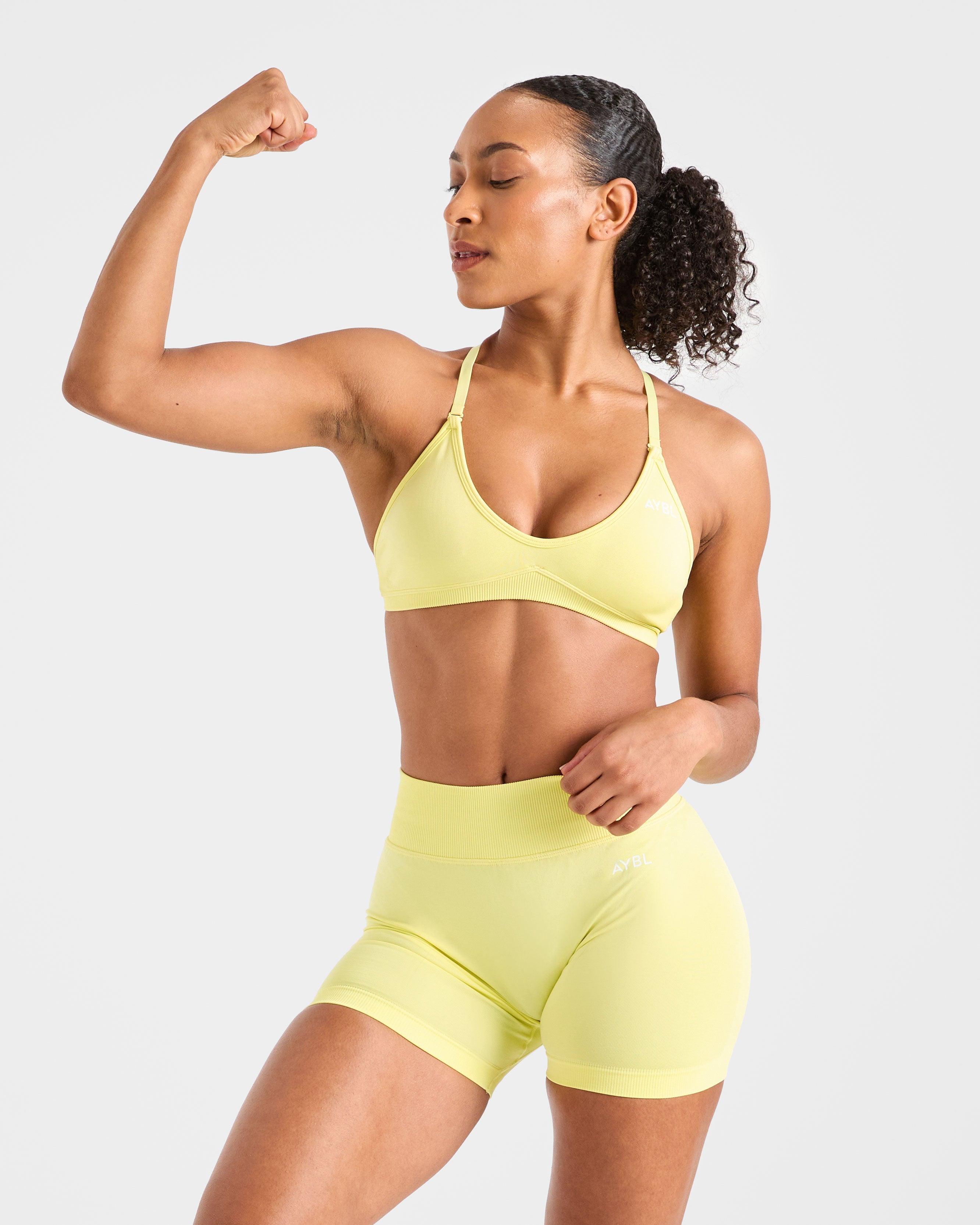 Adapt Seamless Shorts | 4.5" - Spring Yellow