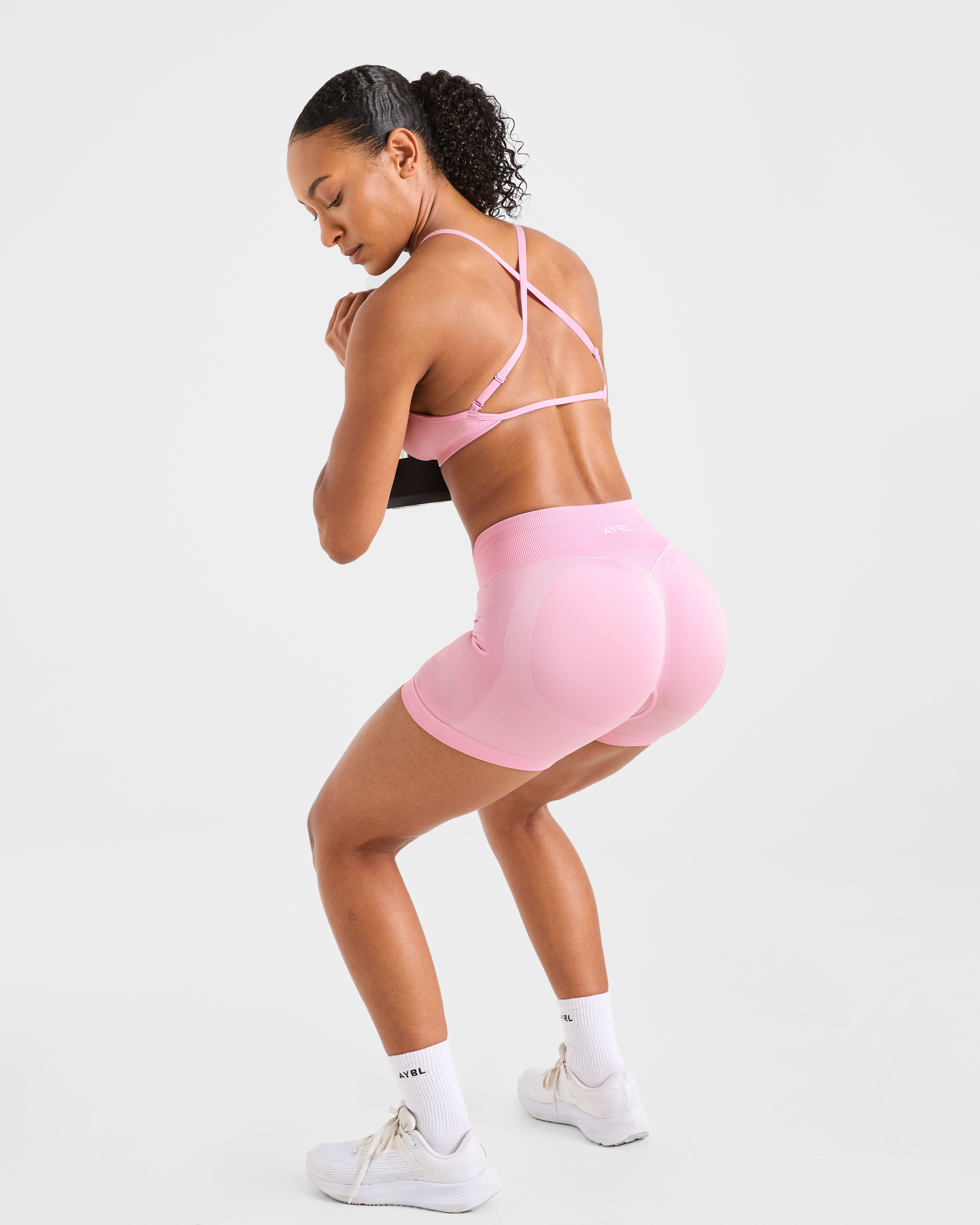 Adapt Seamless Shorts | 4.5" - Spring Pink