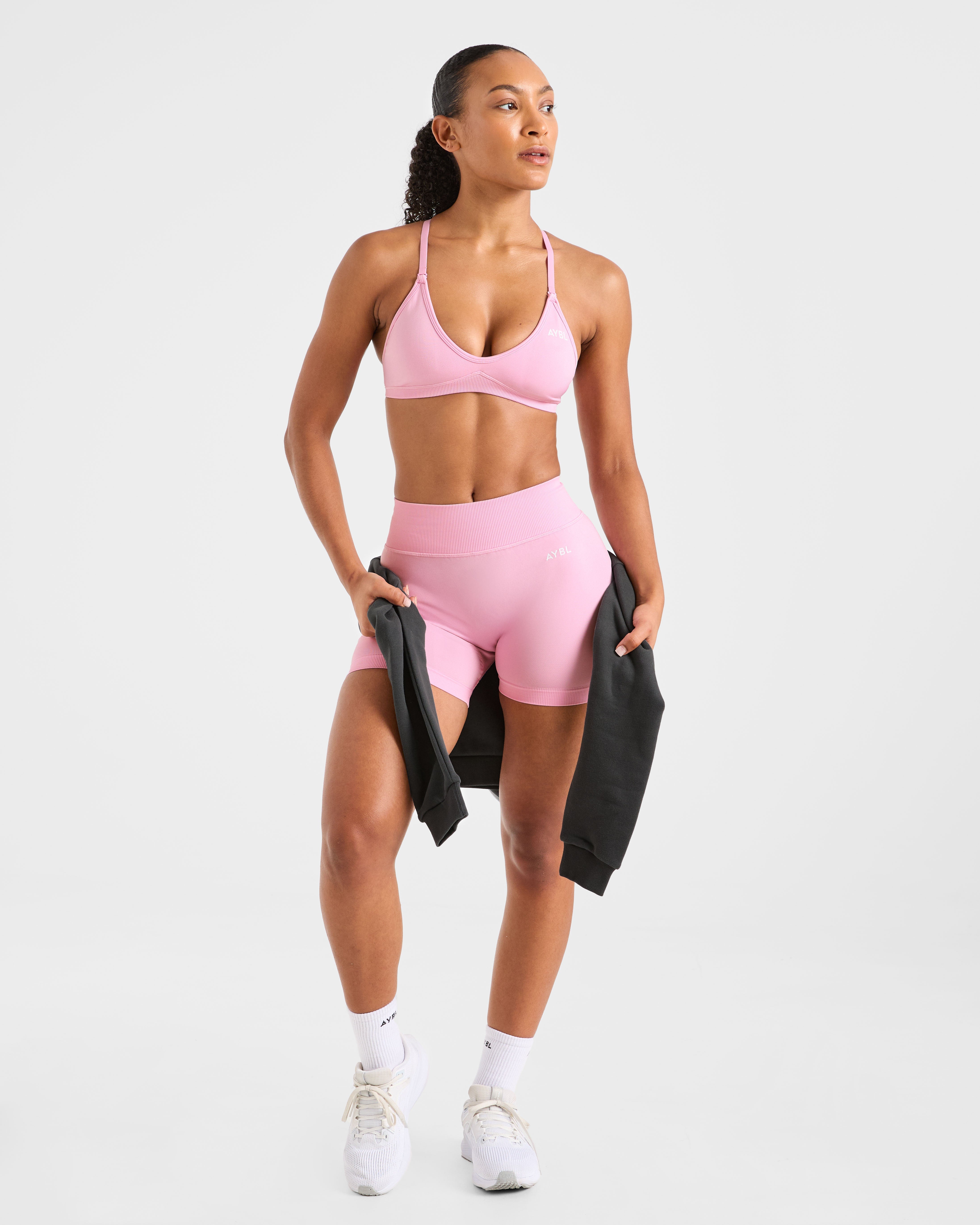 Adapt Seamless Shorts | 4.5" - Spring Pink