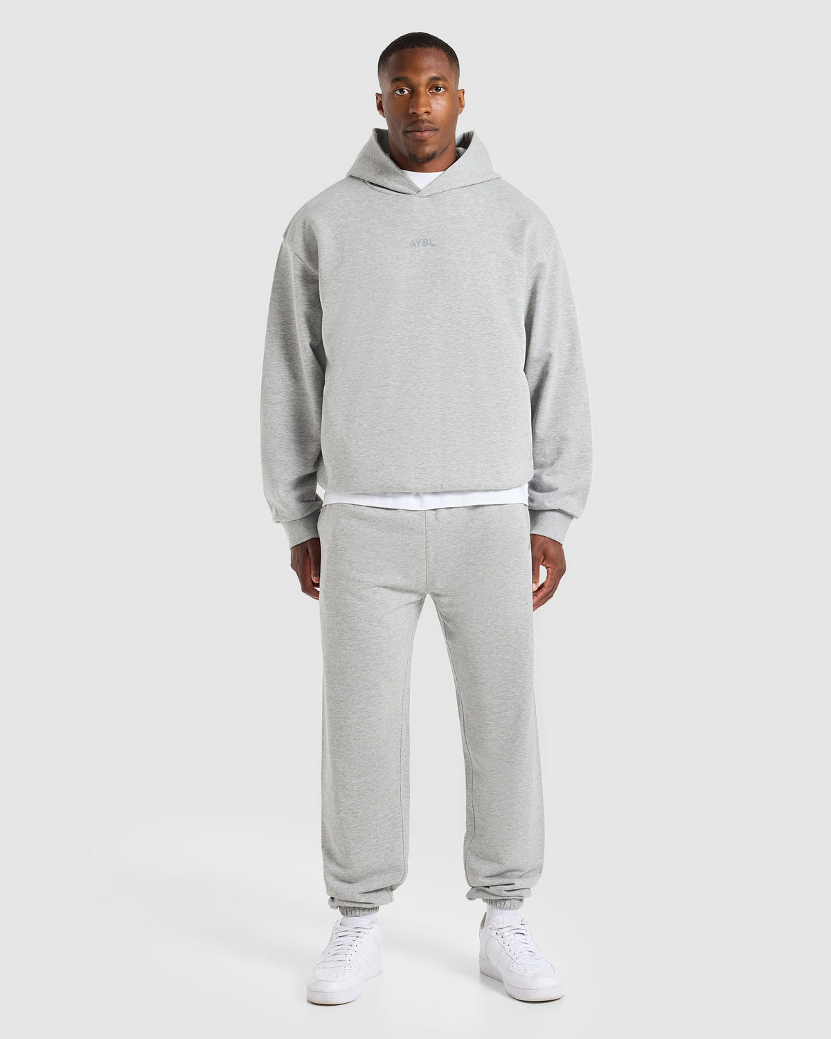Craft Oversized Hoodie - Mid Marl Grey