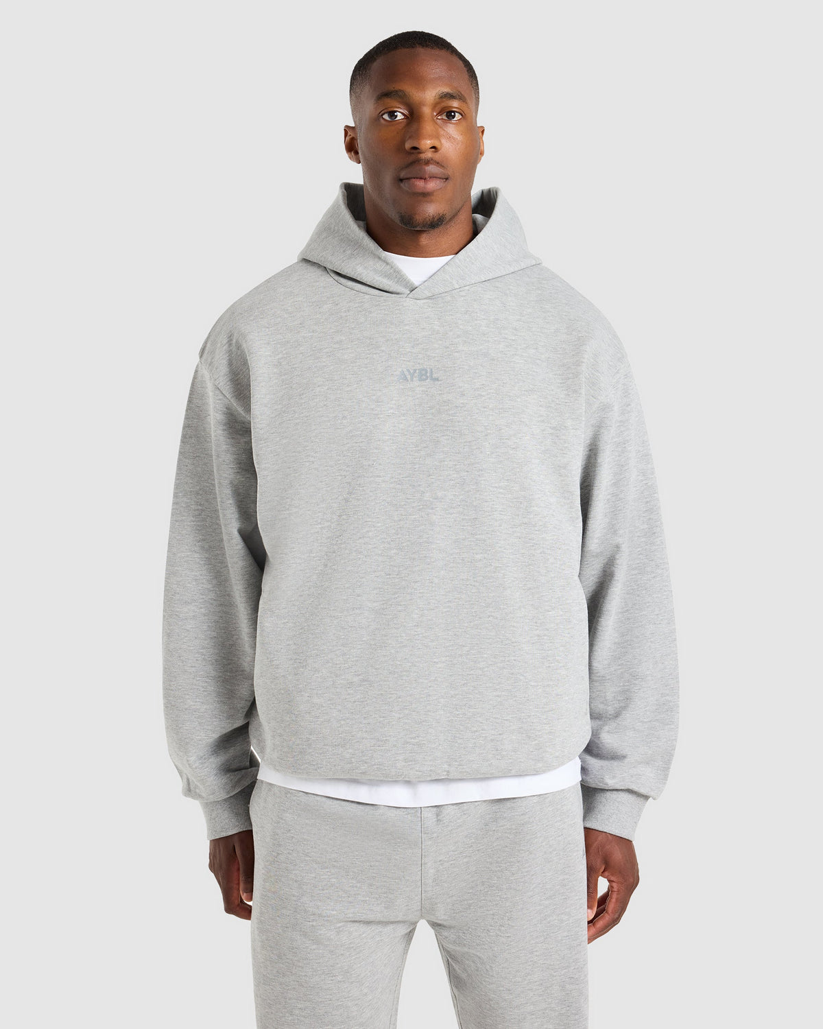 Craft Oversized Hoodie - Mid Marl Grey