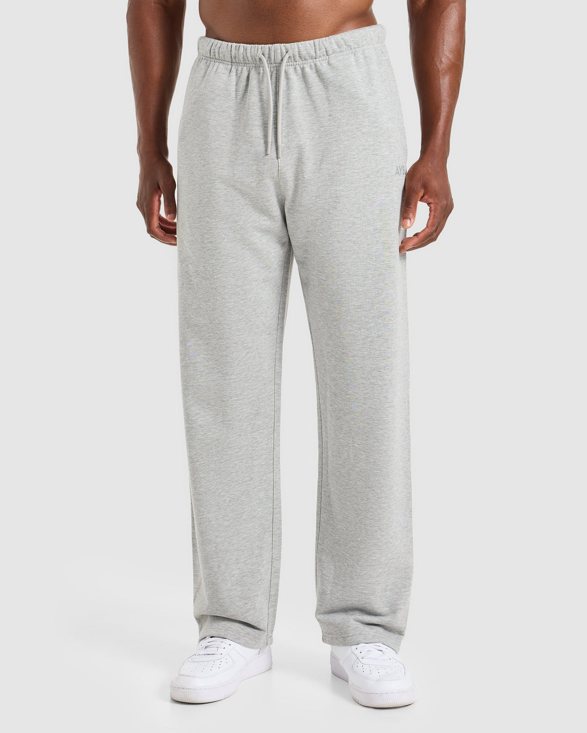 Craft Oversized Straight Leg Joggers - Mid Marl Grey