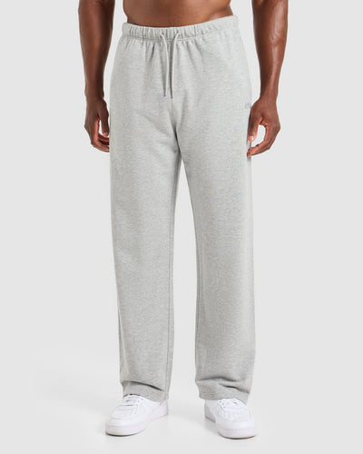 Craft Oversized Straight Leg Joggers - Mid Marl Grey