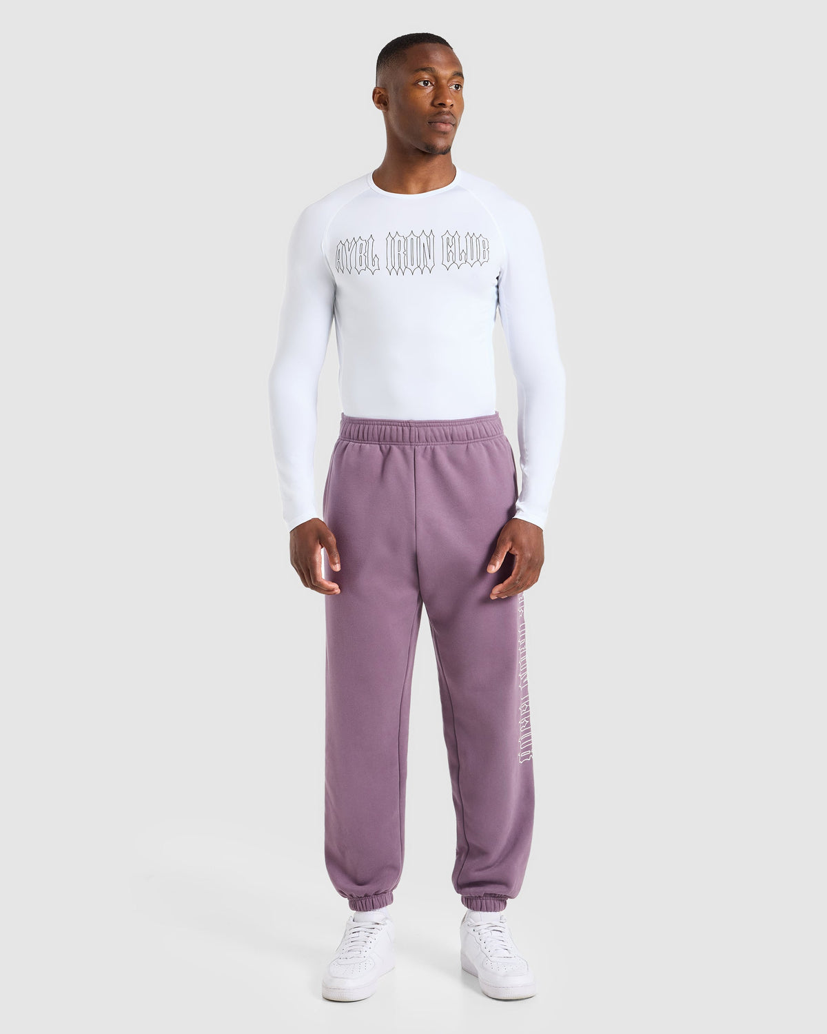 AYBL Iron Club Compression Long Sleeve - White