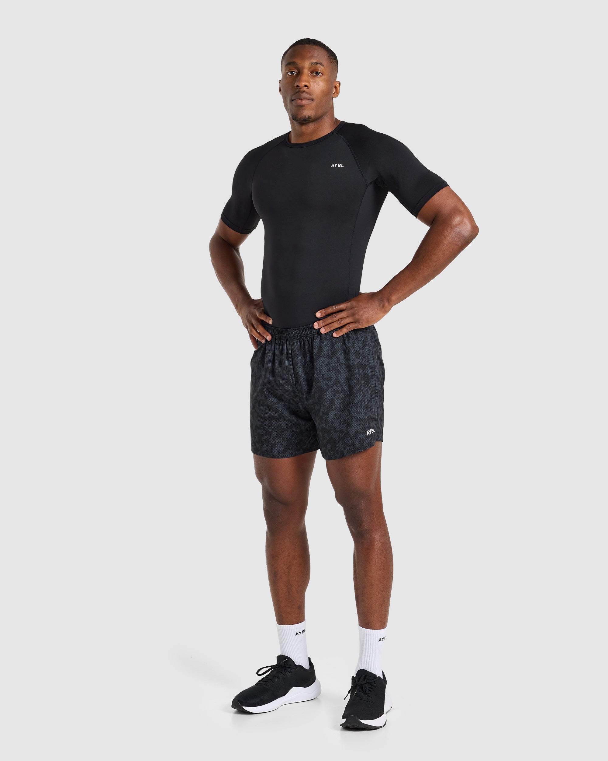 Core 5" Shorts - Black Camo