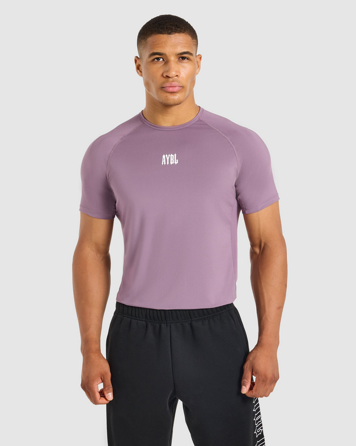 AYBL Iron Club Compression Relaxed T Shirt - Midnight Purple