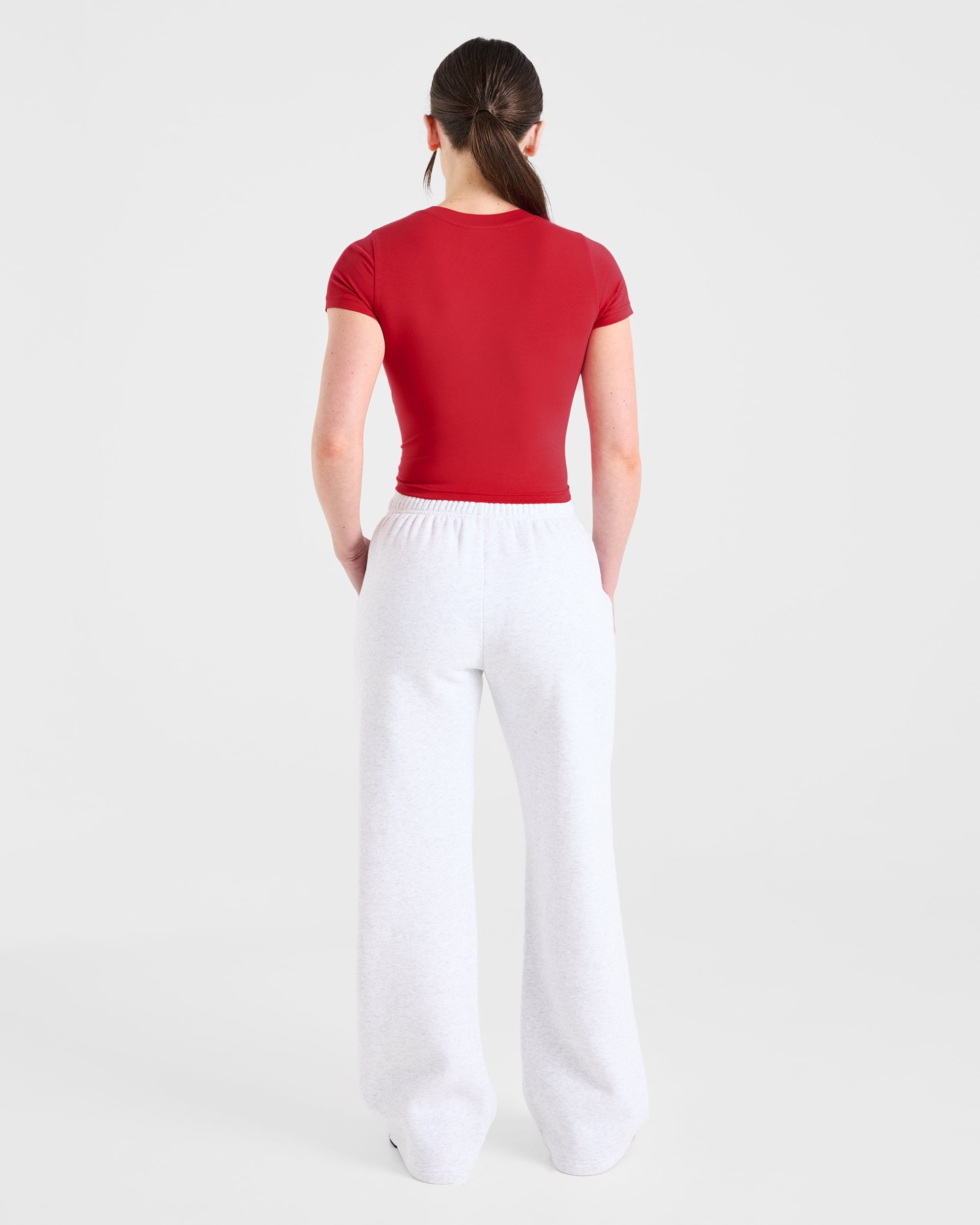 Image 4 from Just a Gym Girl Baby Tee - Red