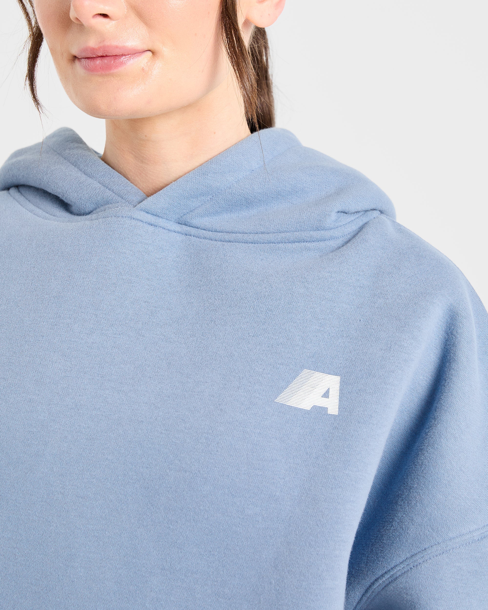 Image 6 from Retro Athletics Oversized Hoodie - Vintage Blue