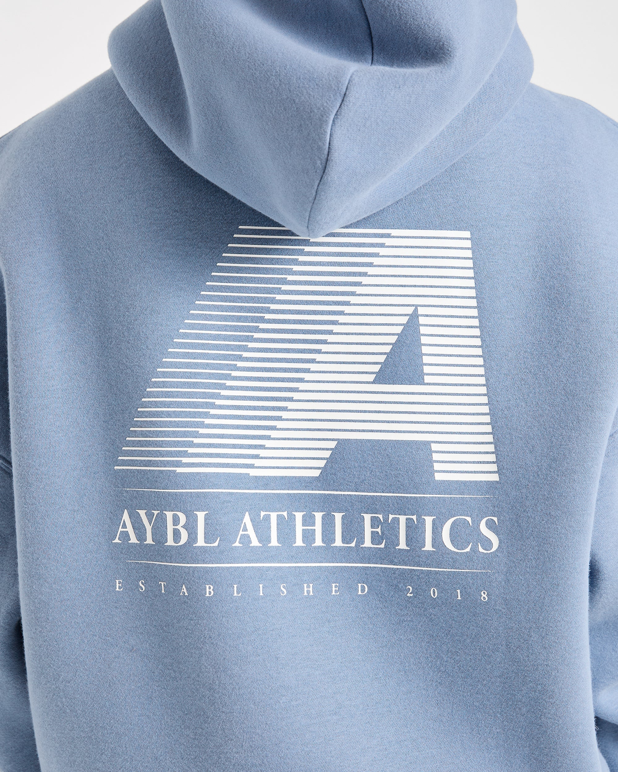 Image 5 from Retro Athletics Oversized Hoodie - Vintage Blue