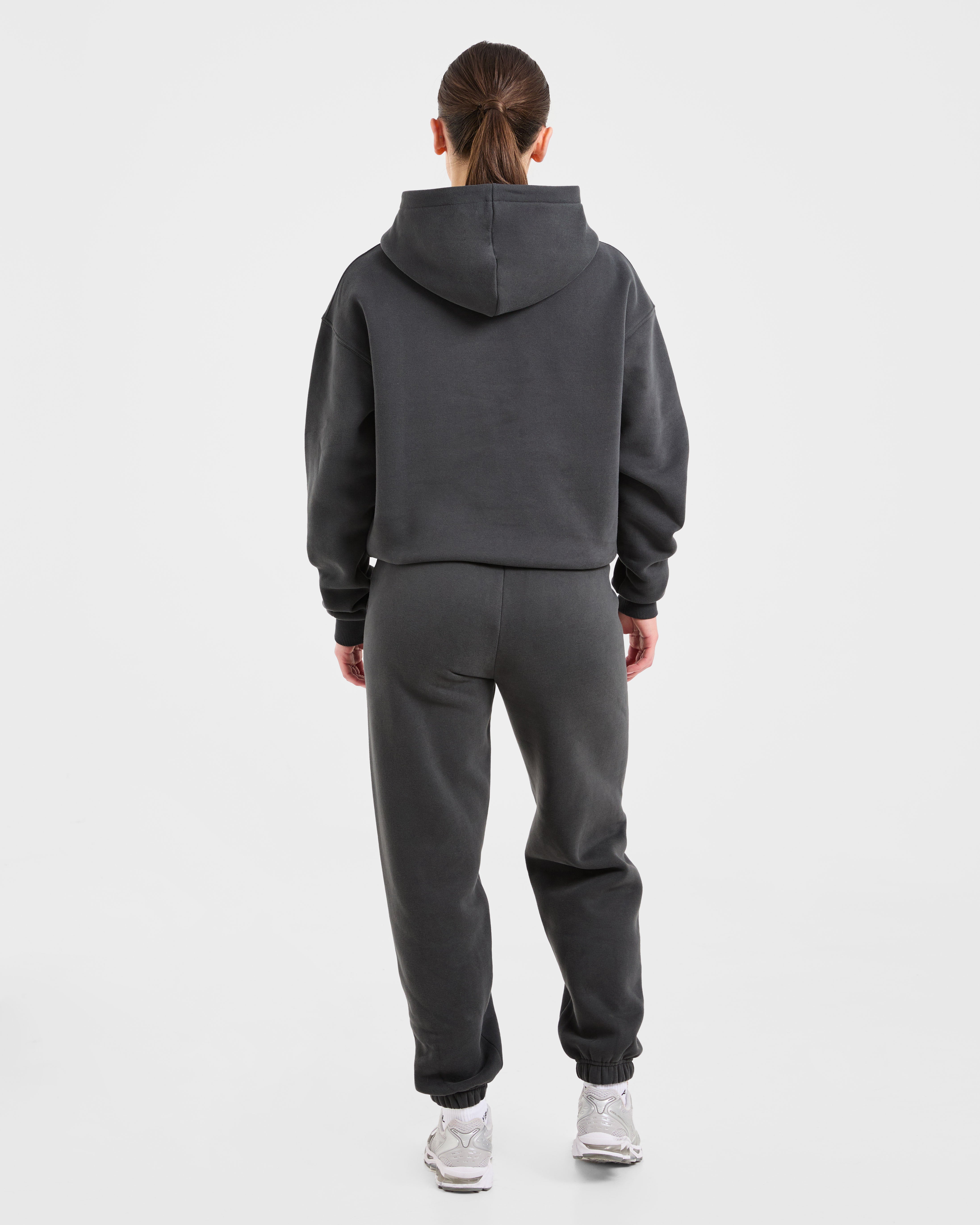 AYBL Sports Outline Oversized Joggers - Charcoal