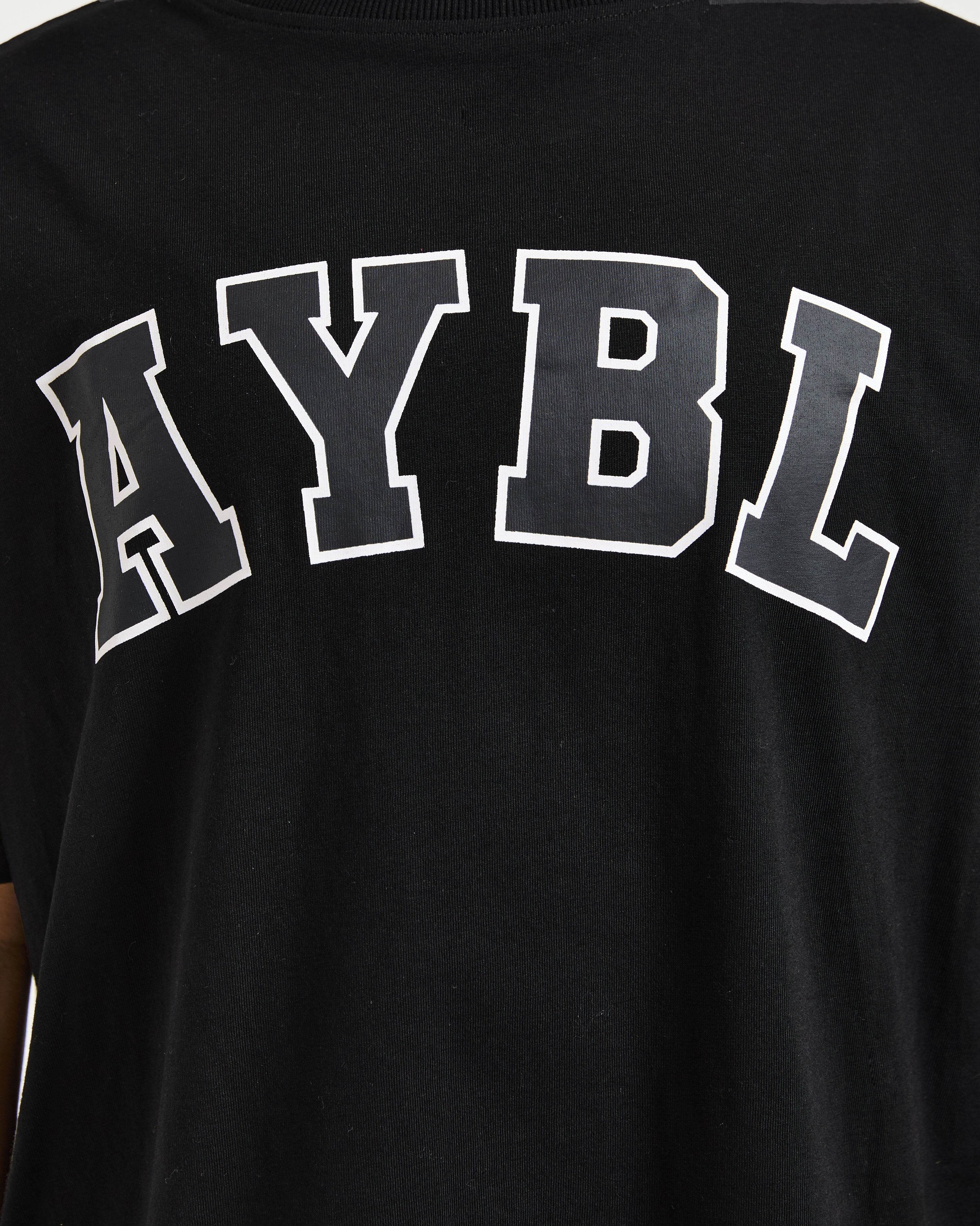 Varsity 2.0 Oversized T Shirt - Black