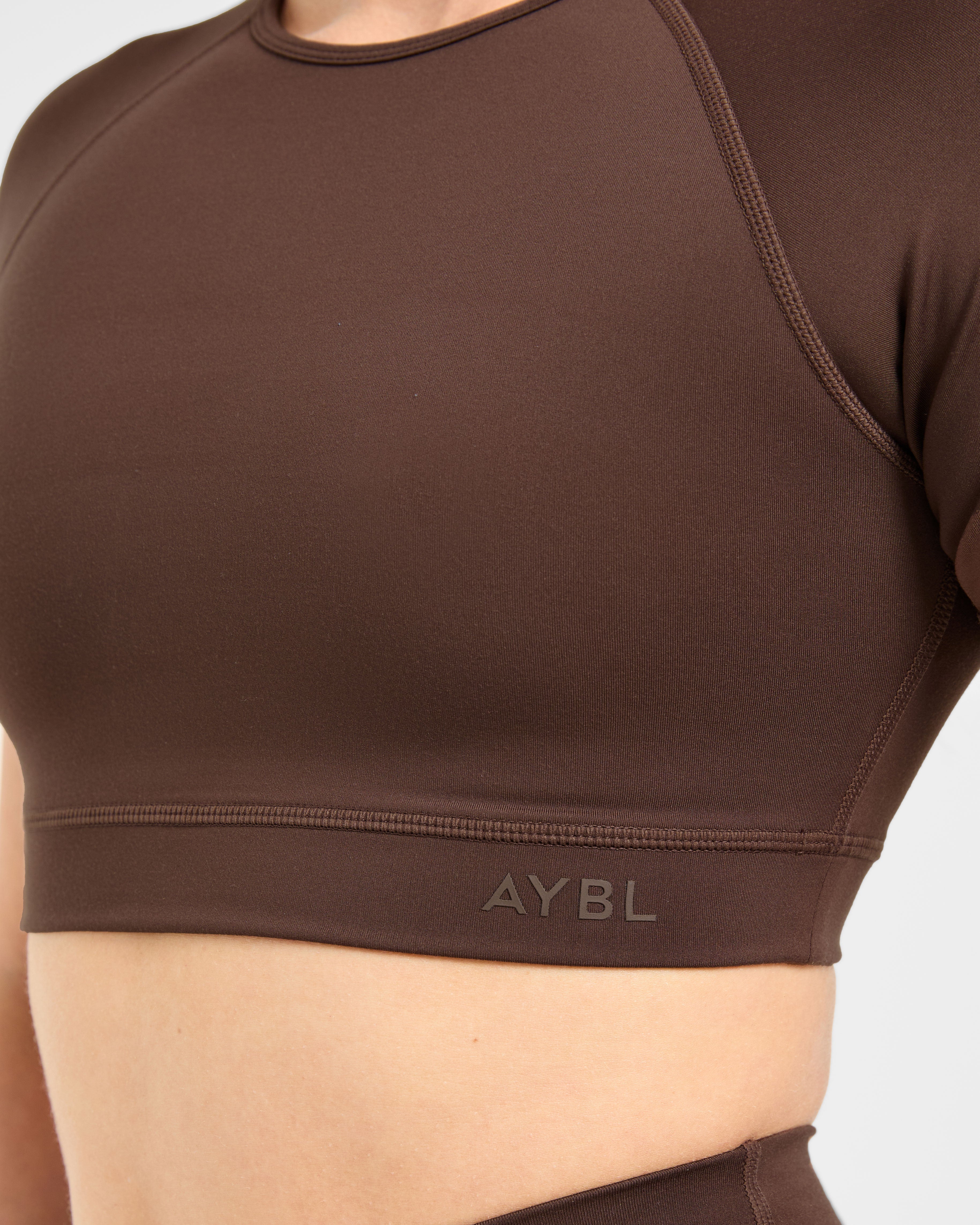 Staple Crop Top - Brown