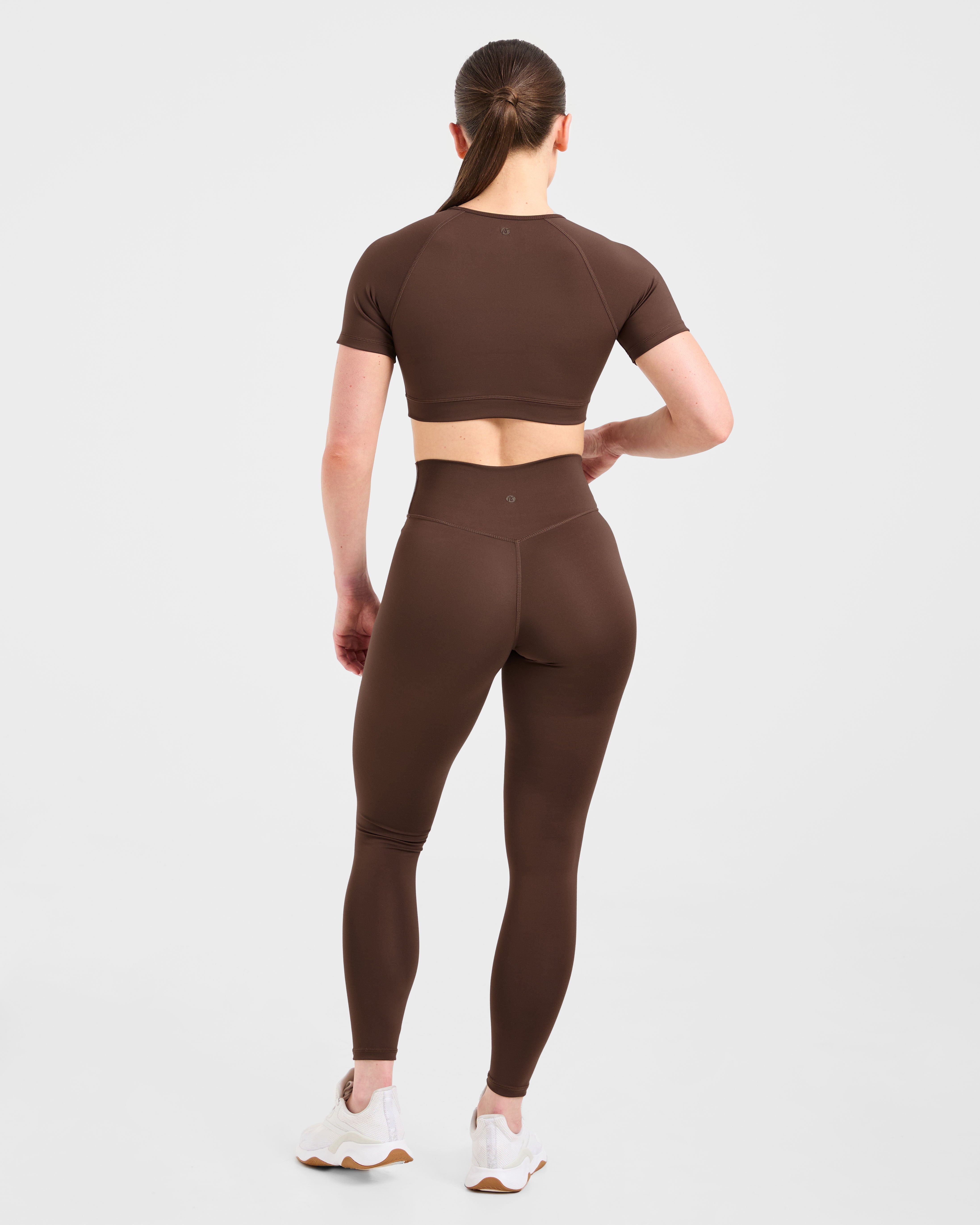 Staple Crop Top - Brown