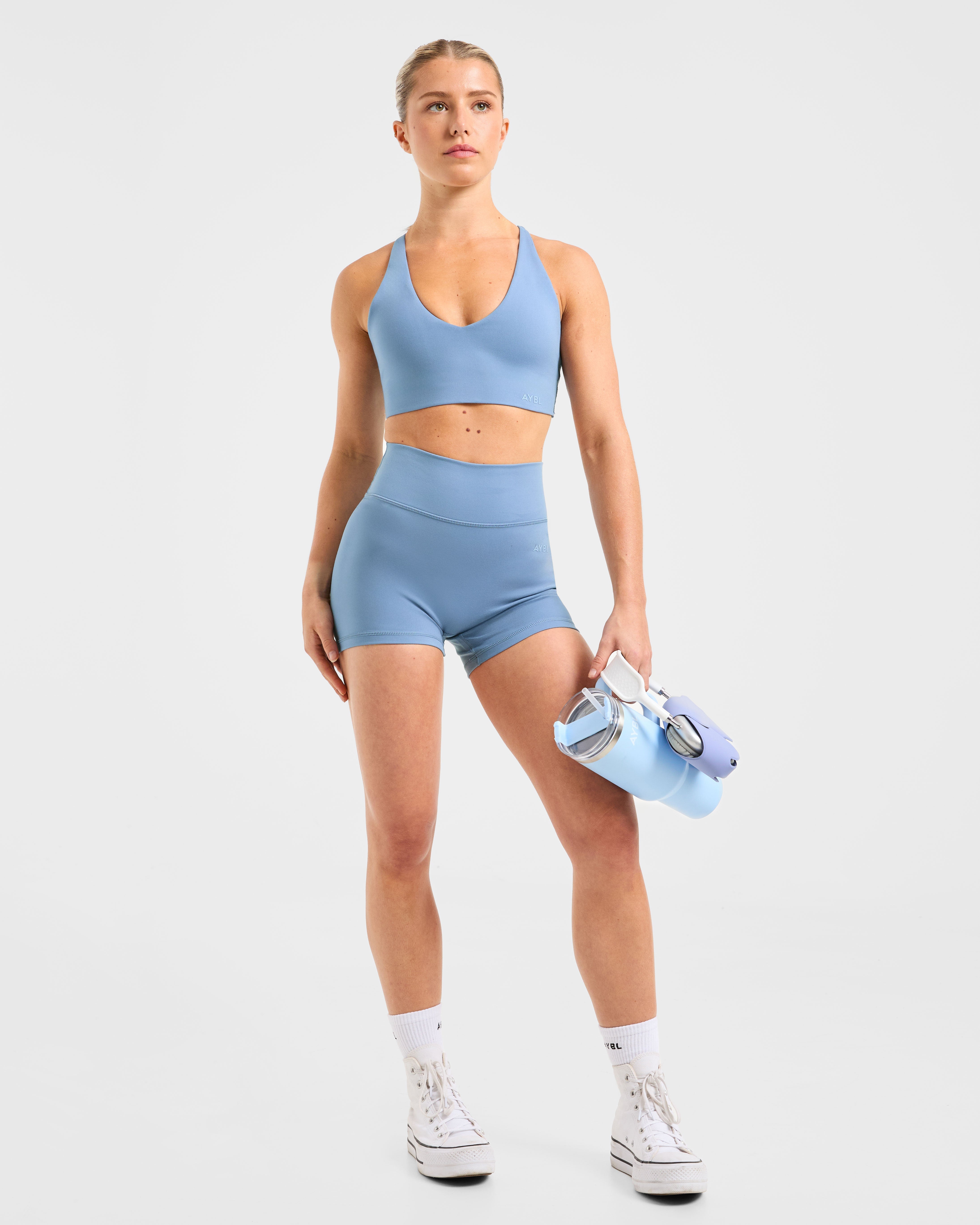 Staple Shorts - Slate Blue