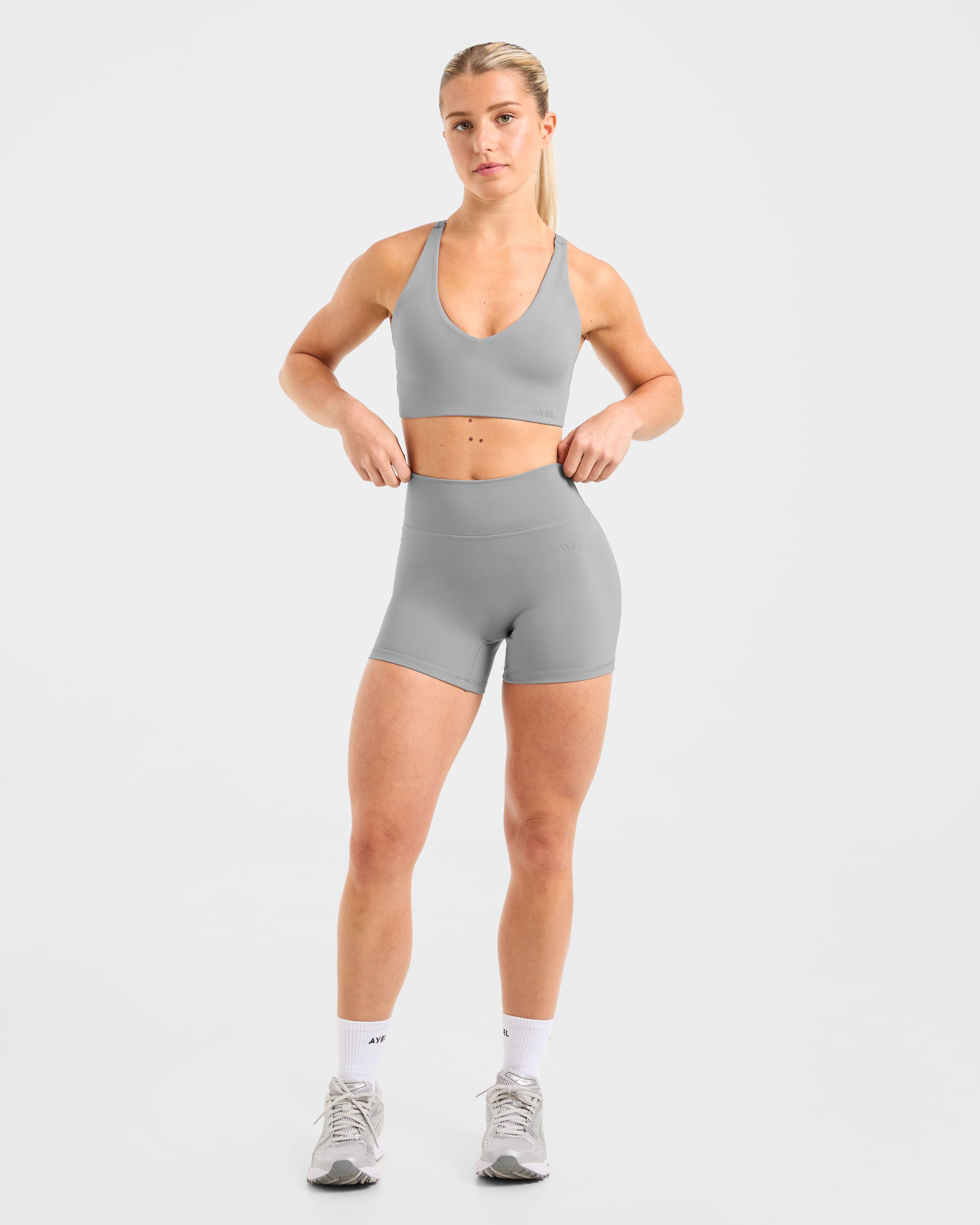 Staple Sports Bra - Grey