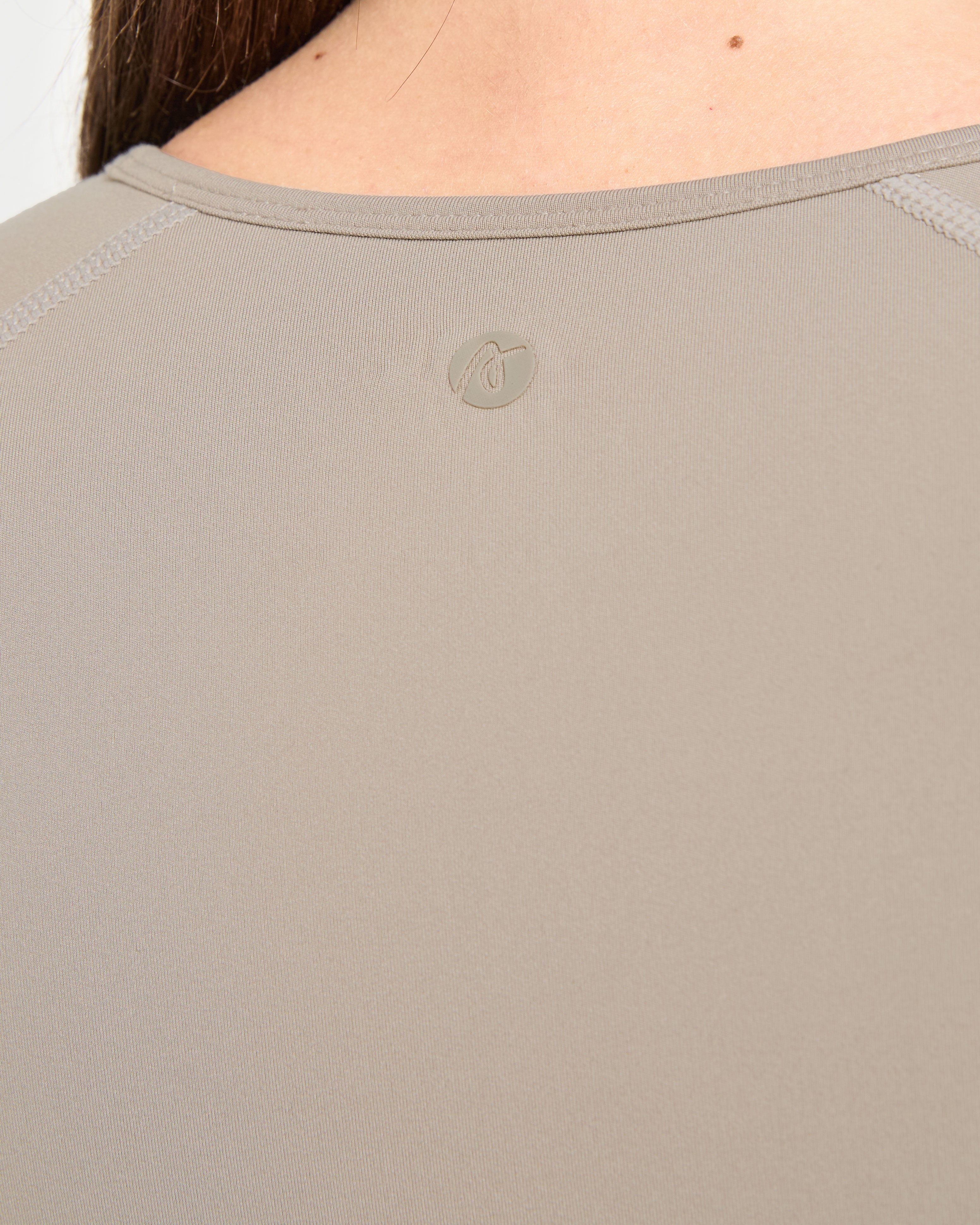 Staple Crop Top - Muted Taupe