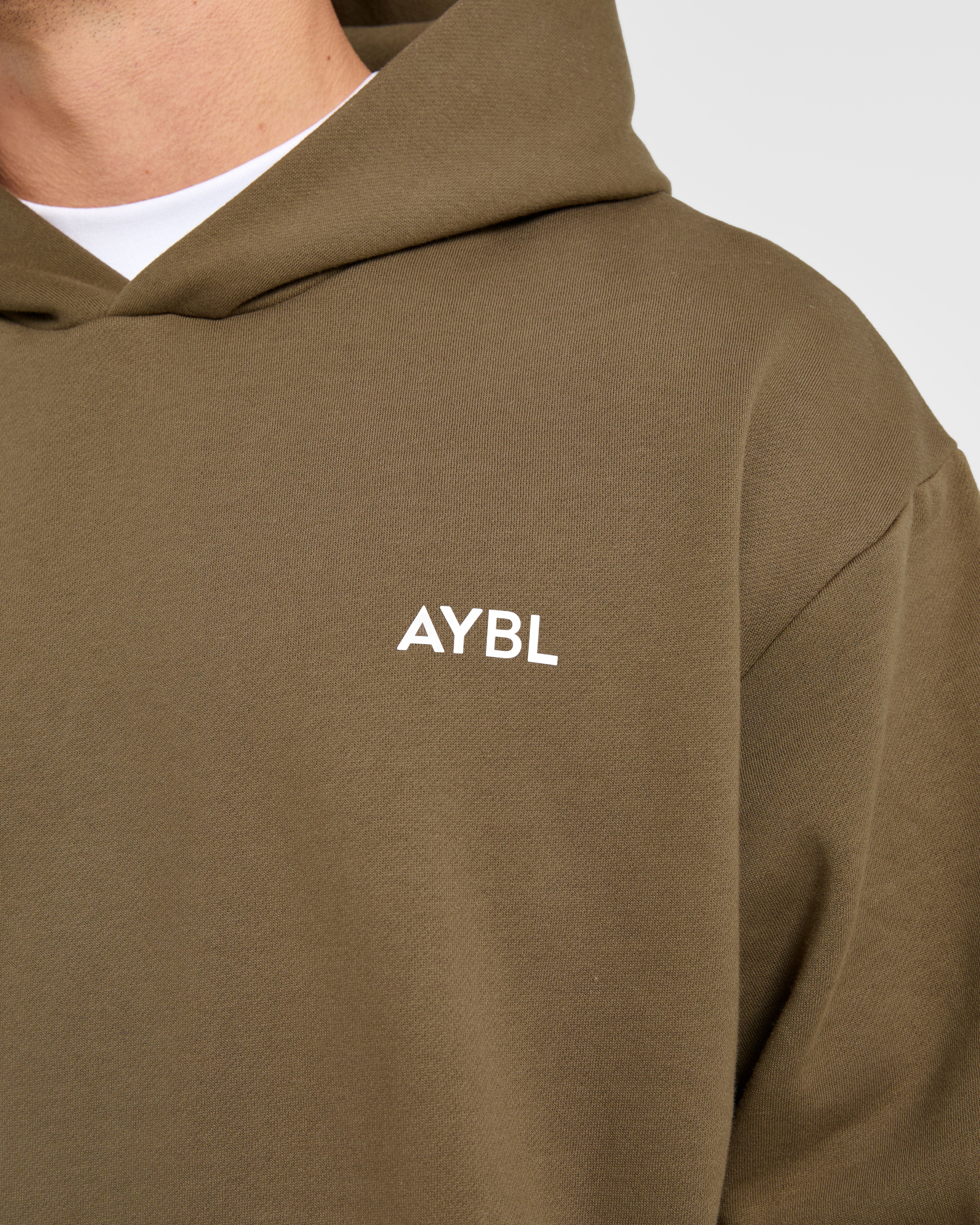 Essential Oversized Hoodie - Olive Green