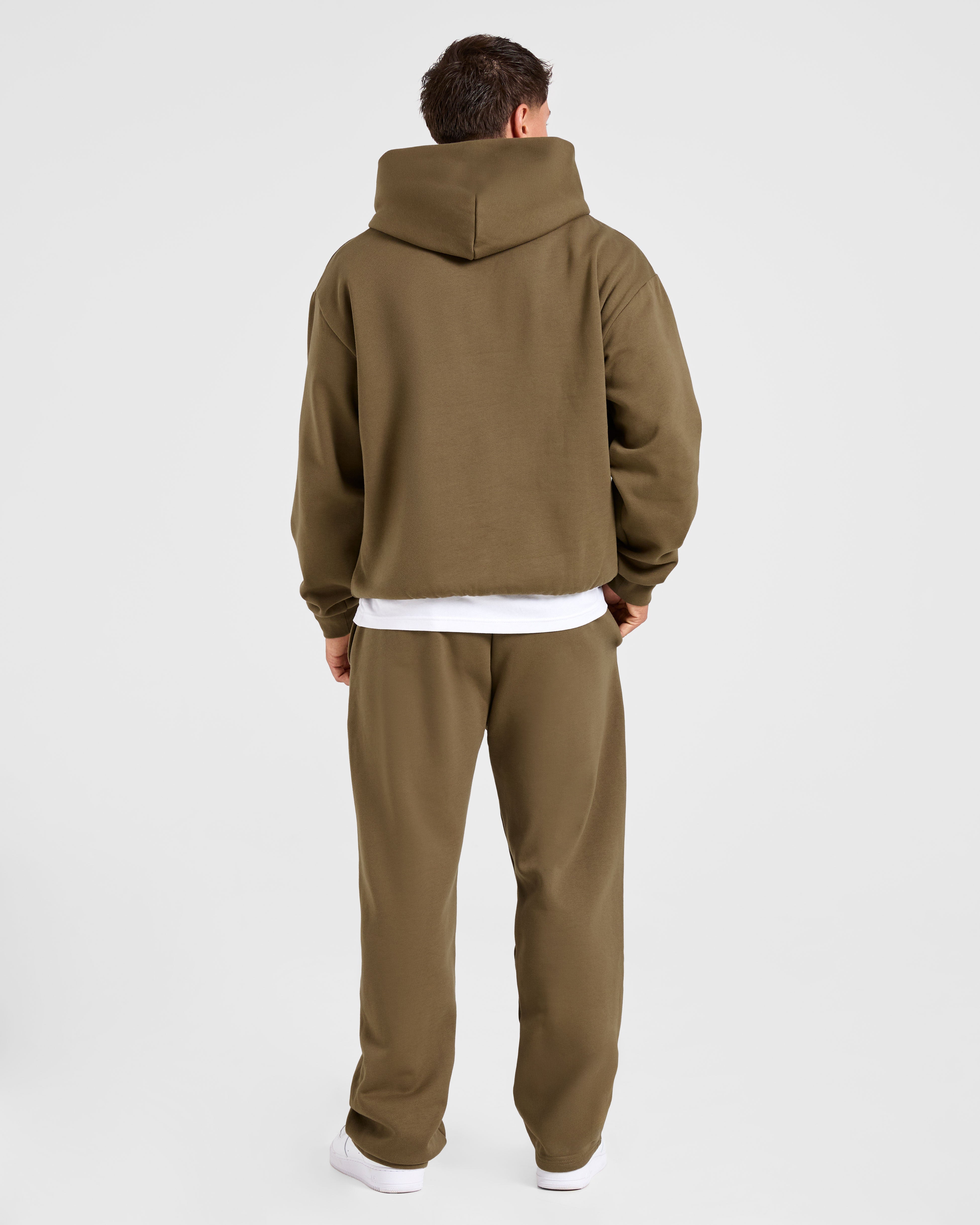 Essential Oversized Hoodie - Olive Green