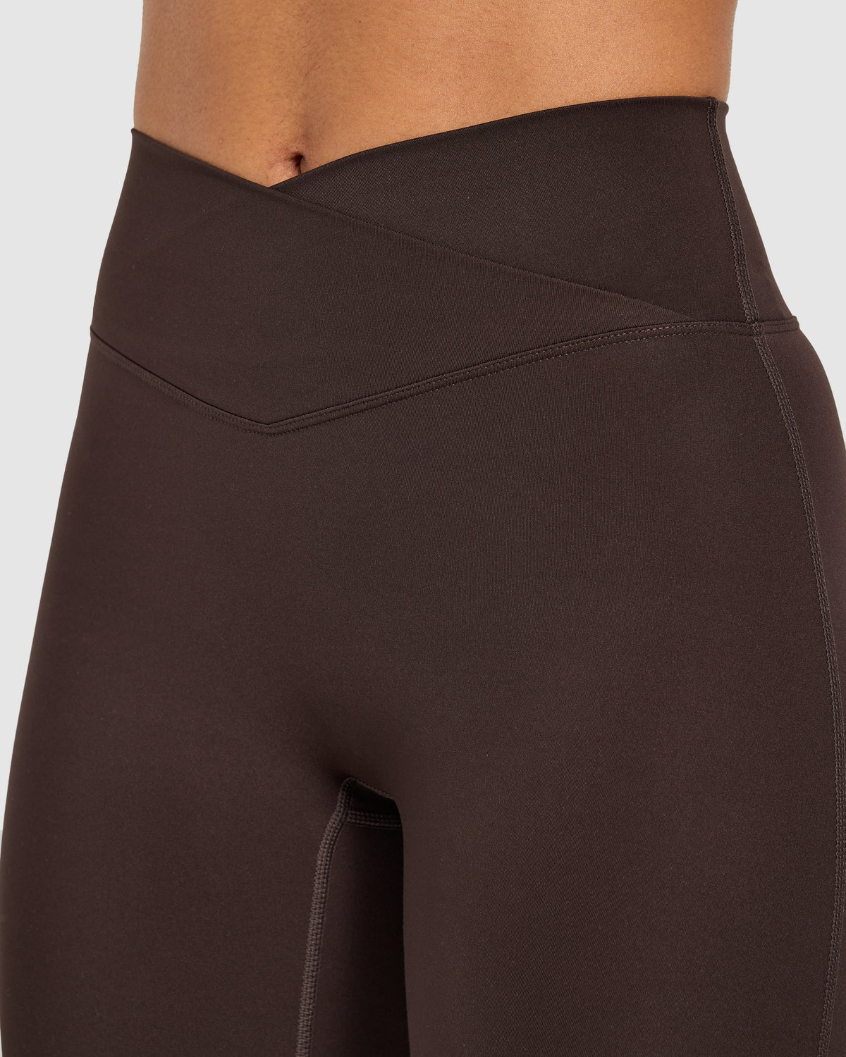 Sculpt Wrap Capri - Cocoa Brown