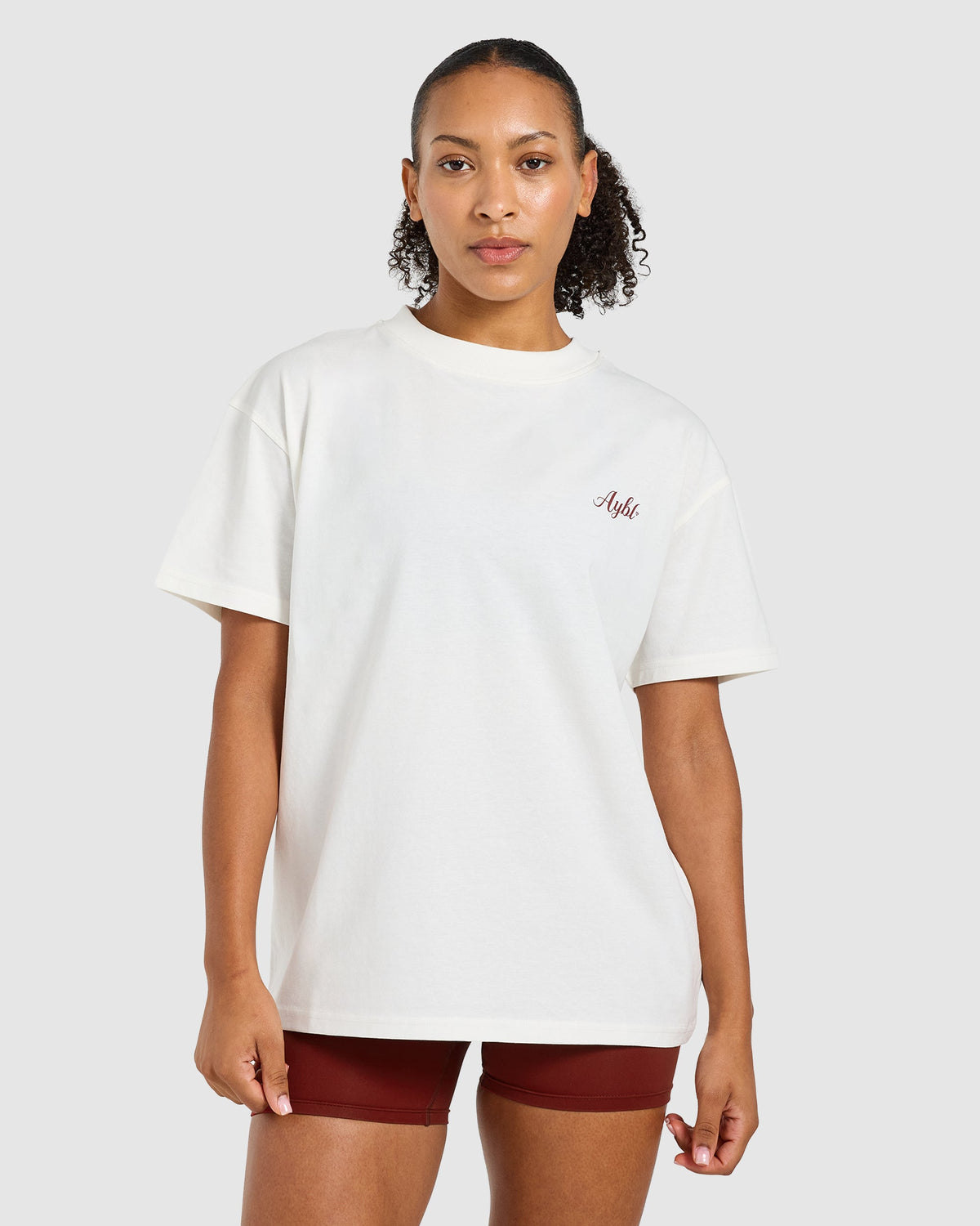 AYBL Gym Oversized T Shirt - Off White