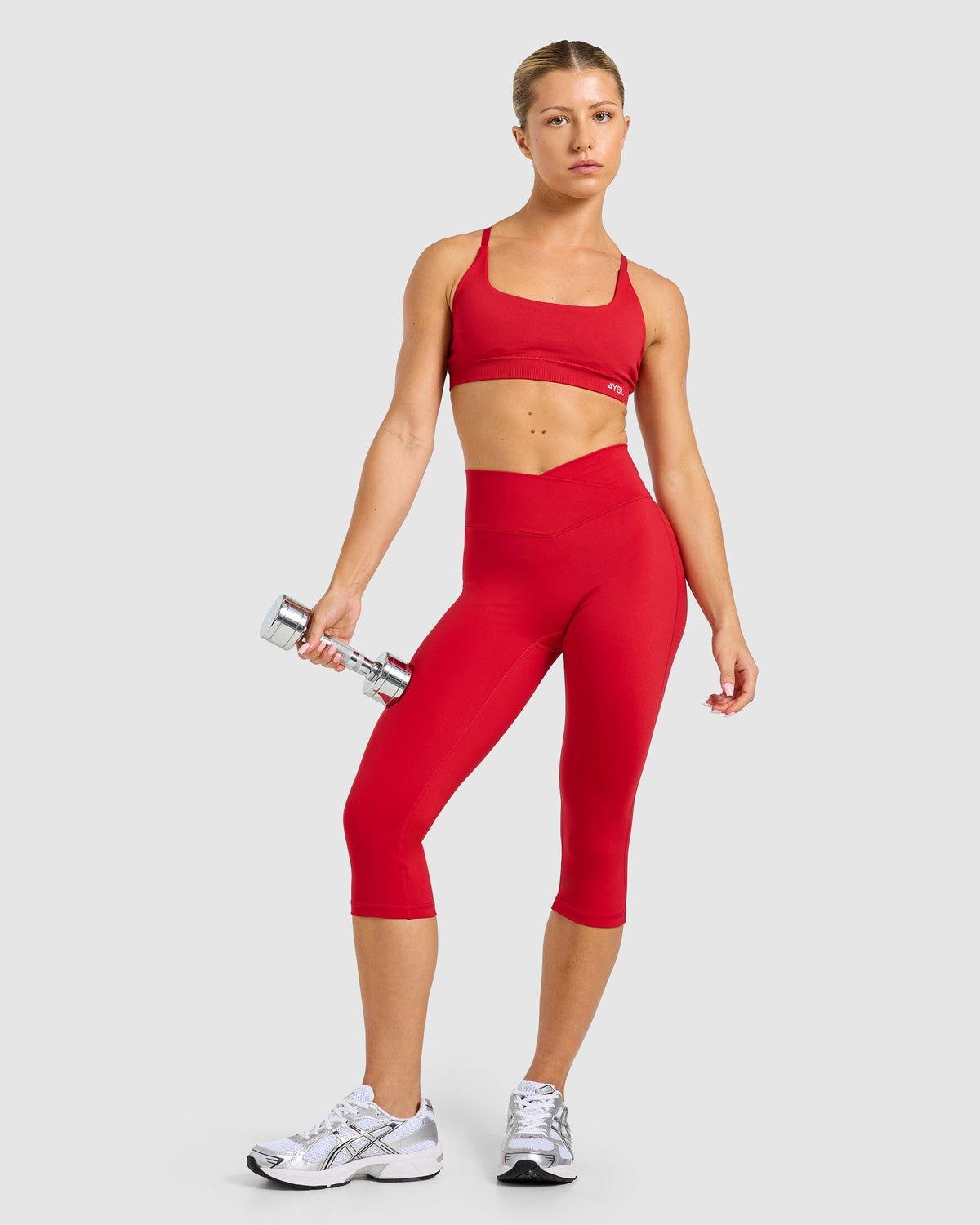 Sculpt Wrap Capri - Red