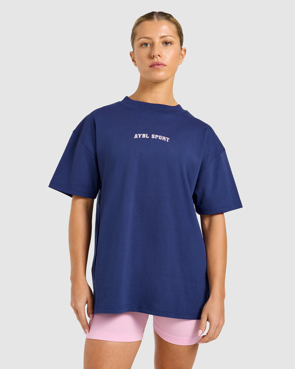 AYBL Campus Division Oversized T Shirt - Storm Blue