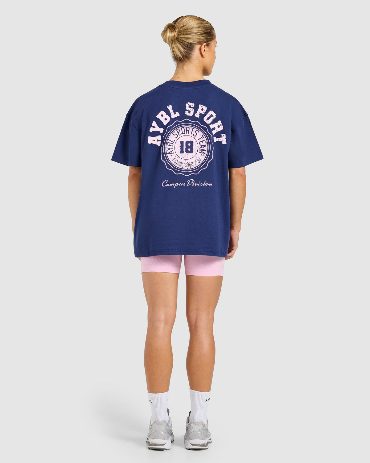 AYBL Campus Division Oversized T Shirt - Storm Blue