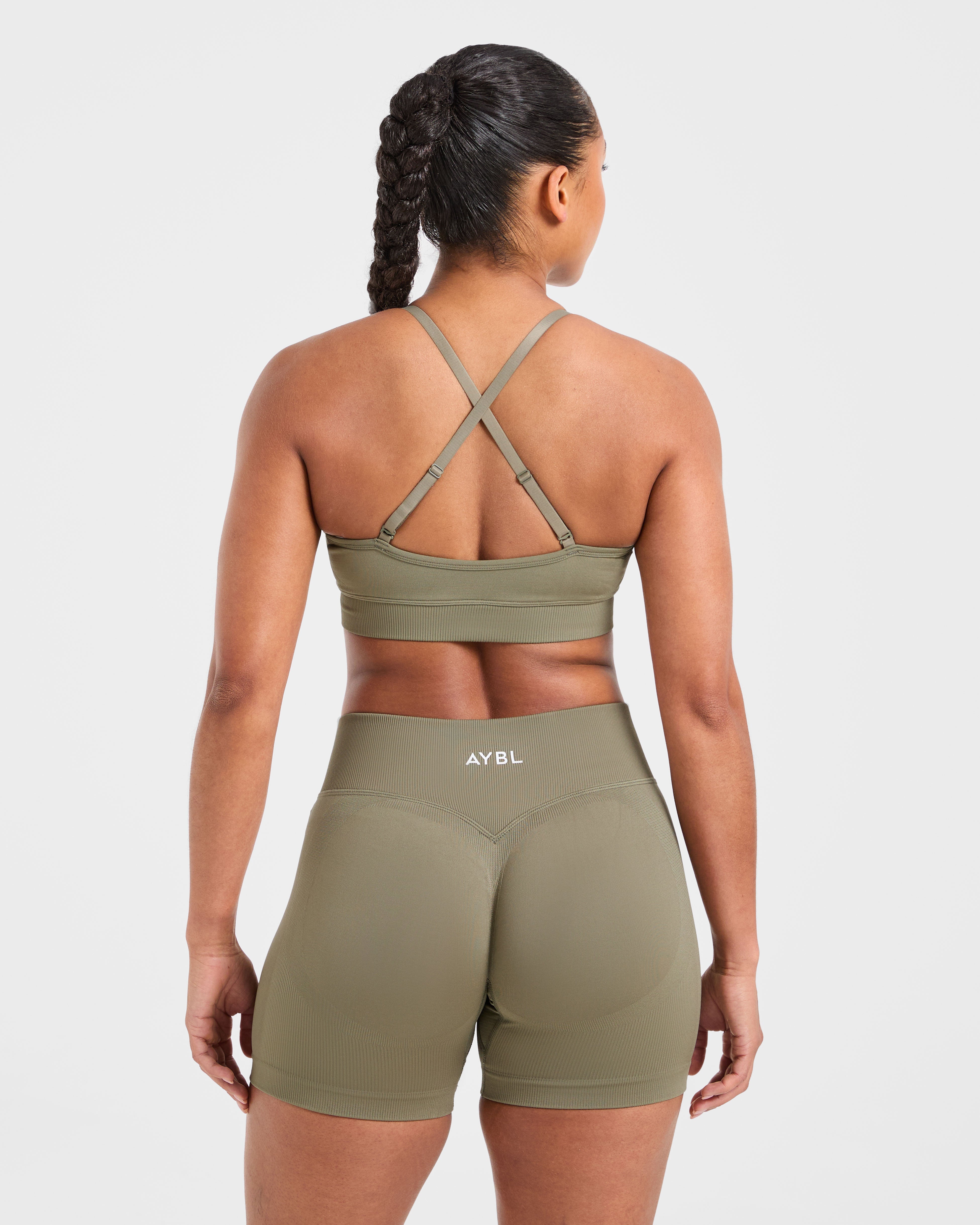 Adapt Seamless Sports Bra - Muted Olive
