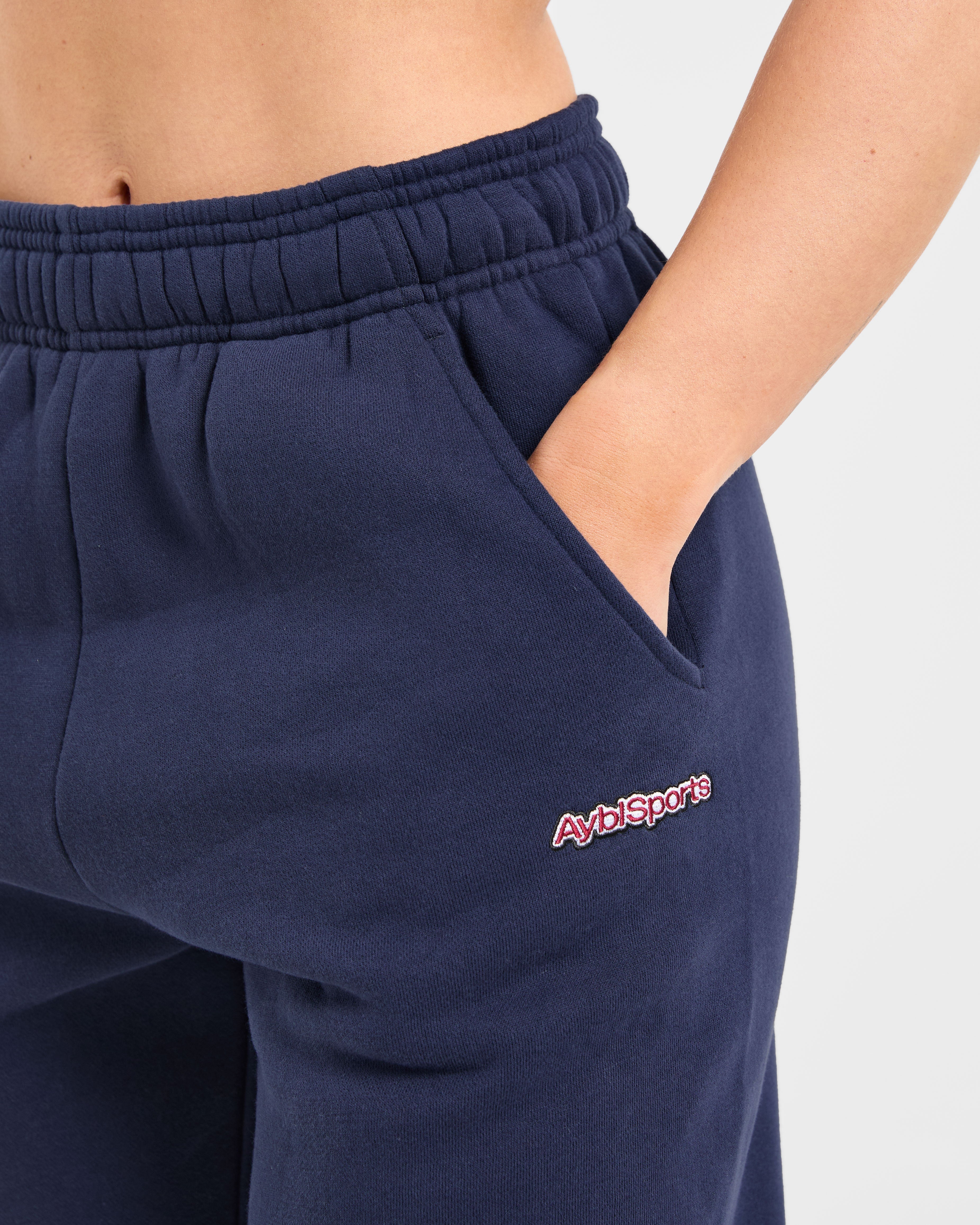 AYBL Sports Outline Oversized Joggers - Navy