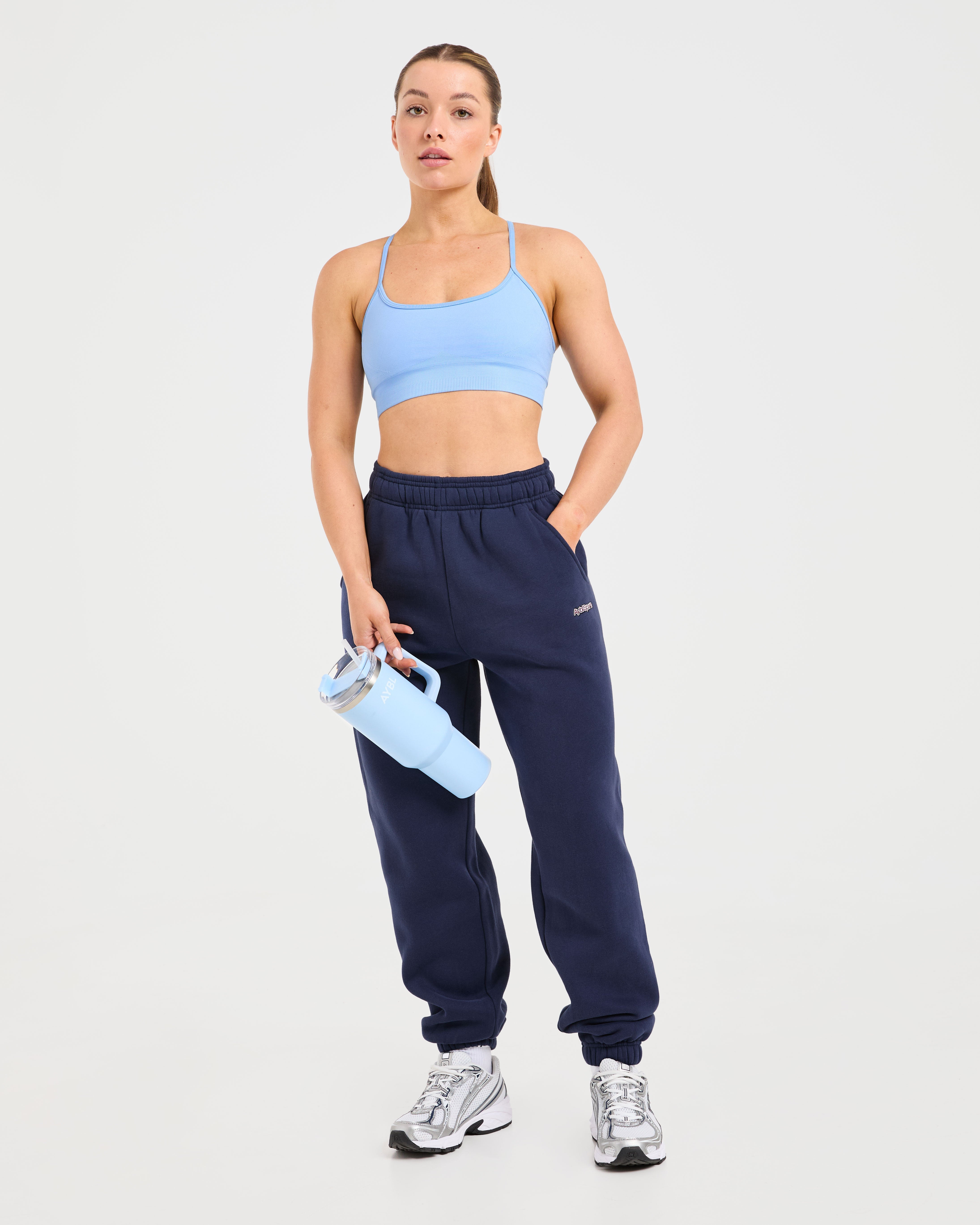 AYBL Sports Outline Oversized Joggers - Navy