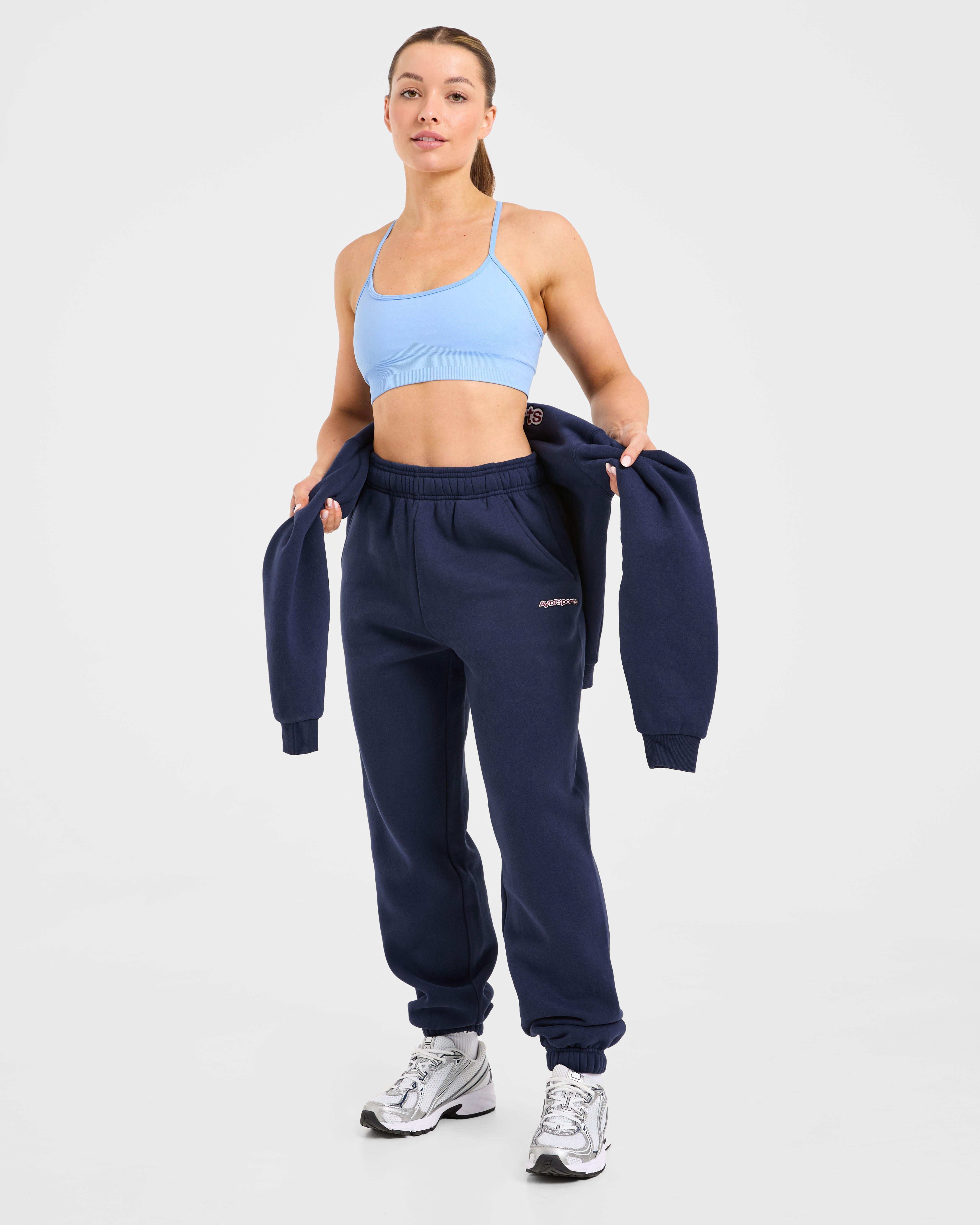 AYBL Sports Outline Oversized Joggers - Navy