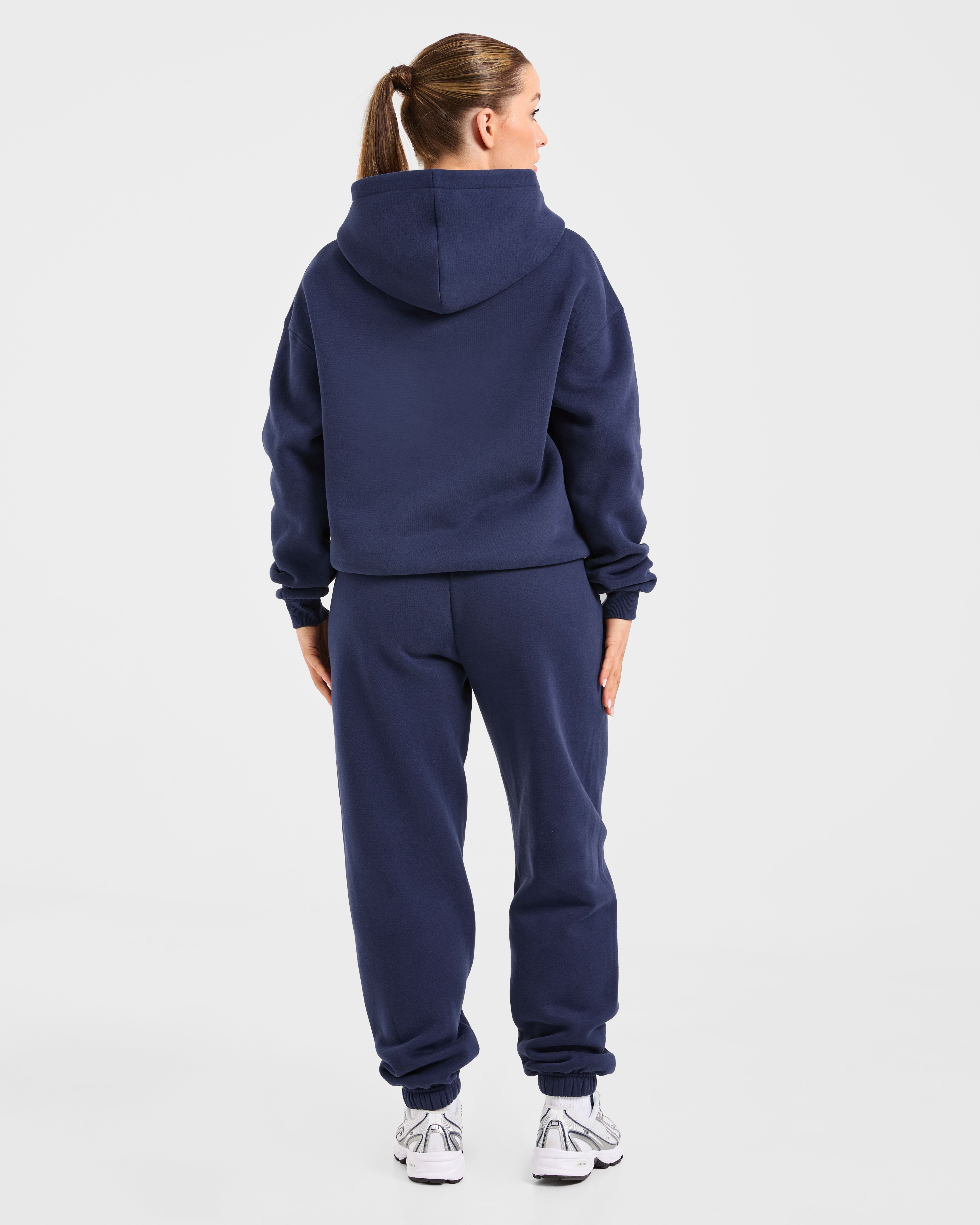AYBL Sports Outline Oversized Joggers - Navy