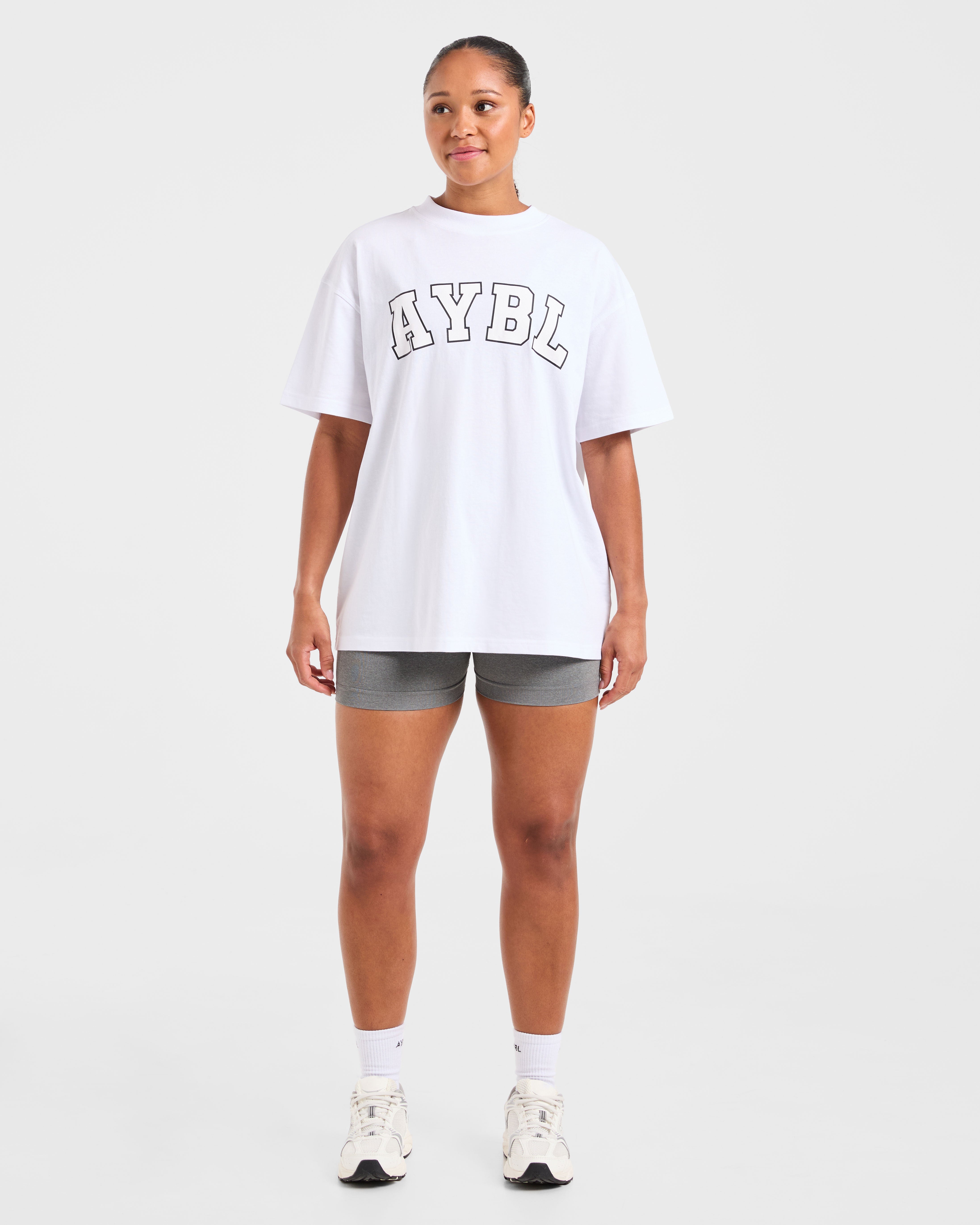 Varsity 2.0 Oversized T Shirt - White