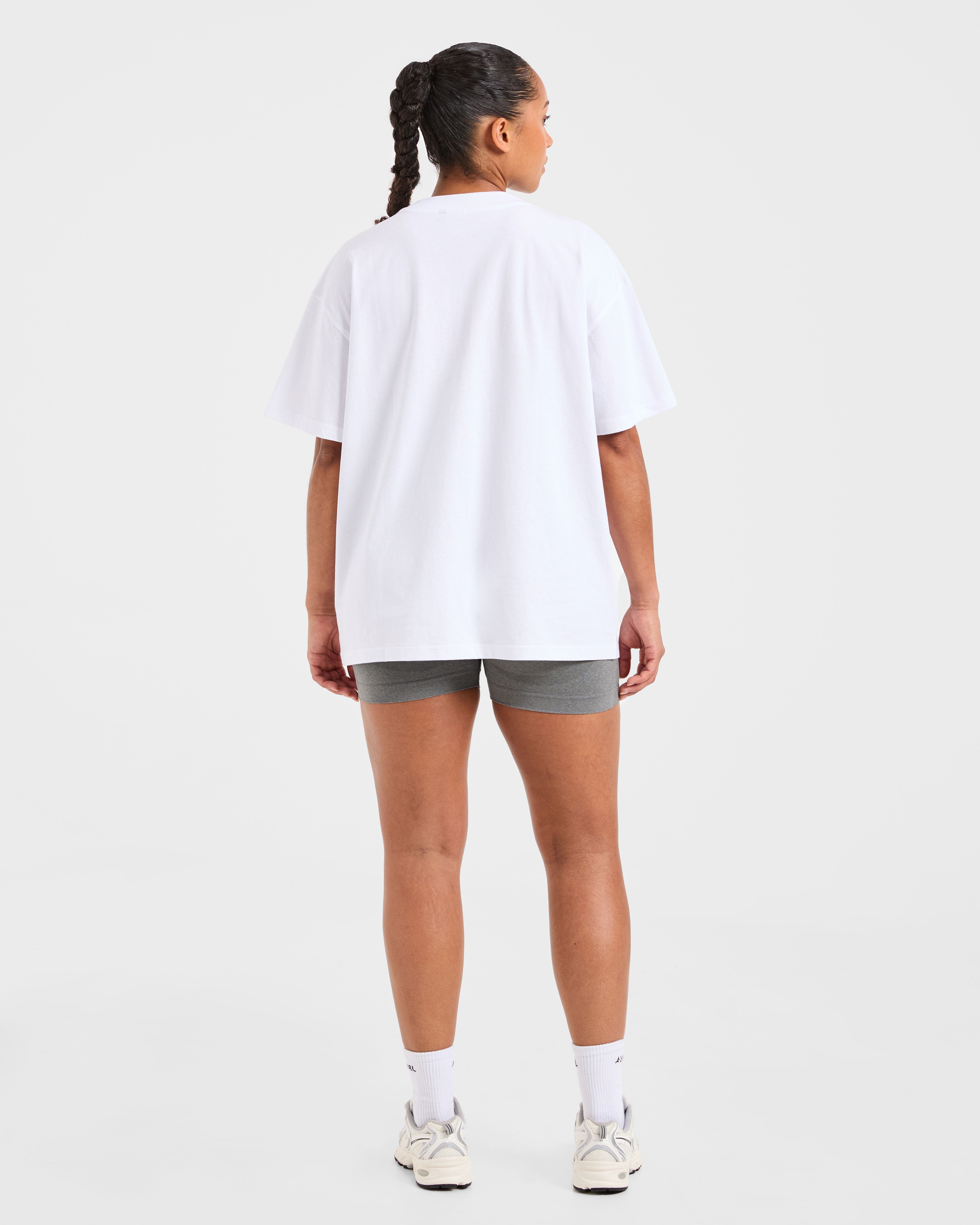 Varsity 2.0 Oversized T Shirt - White