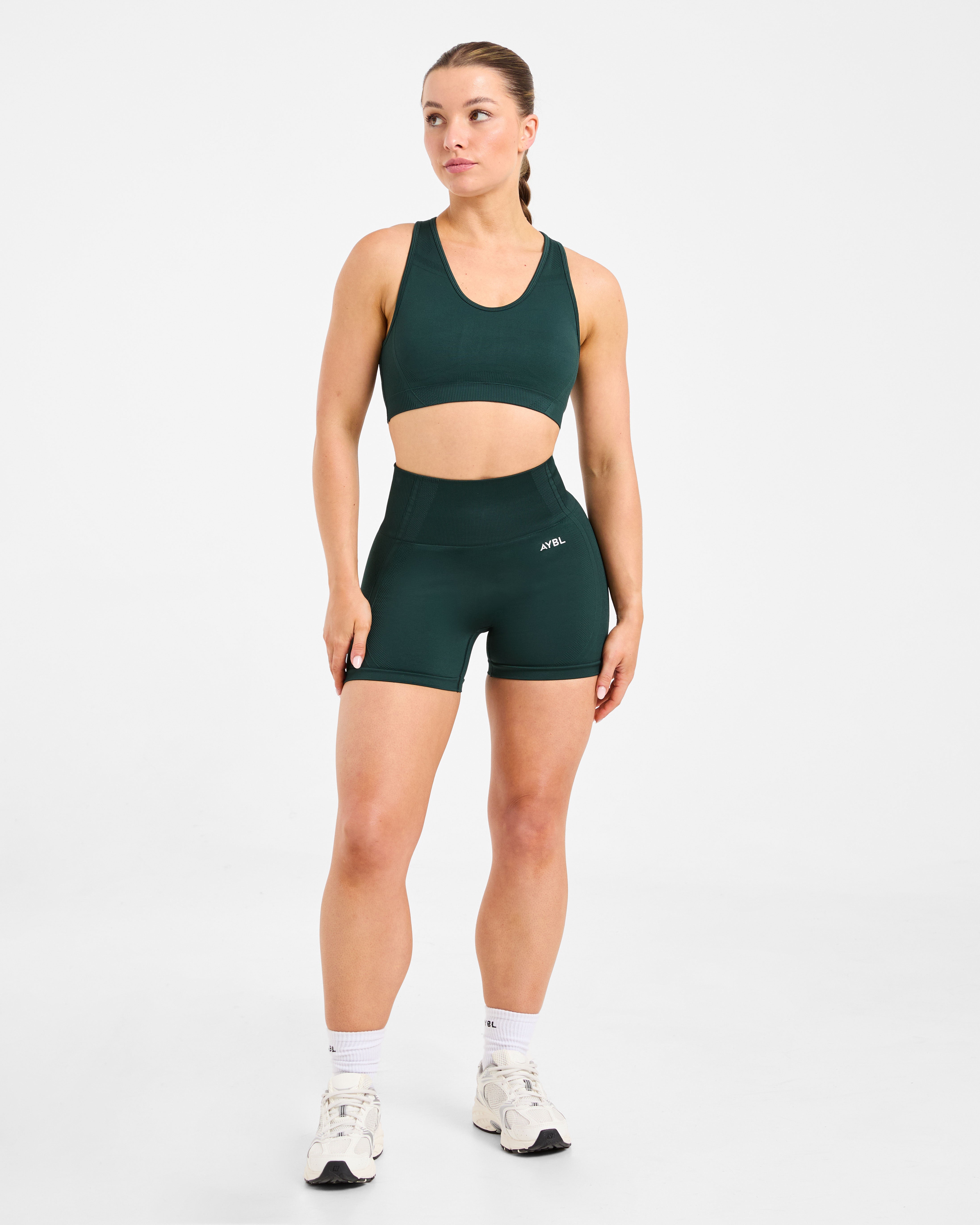 Balance V3 Seamless Sports Bra - Dark Green