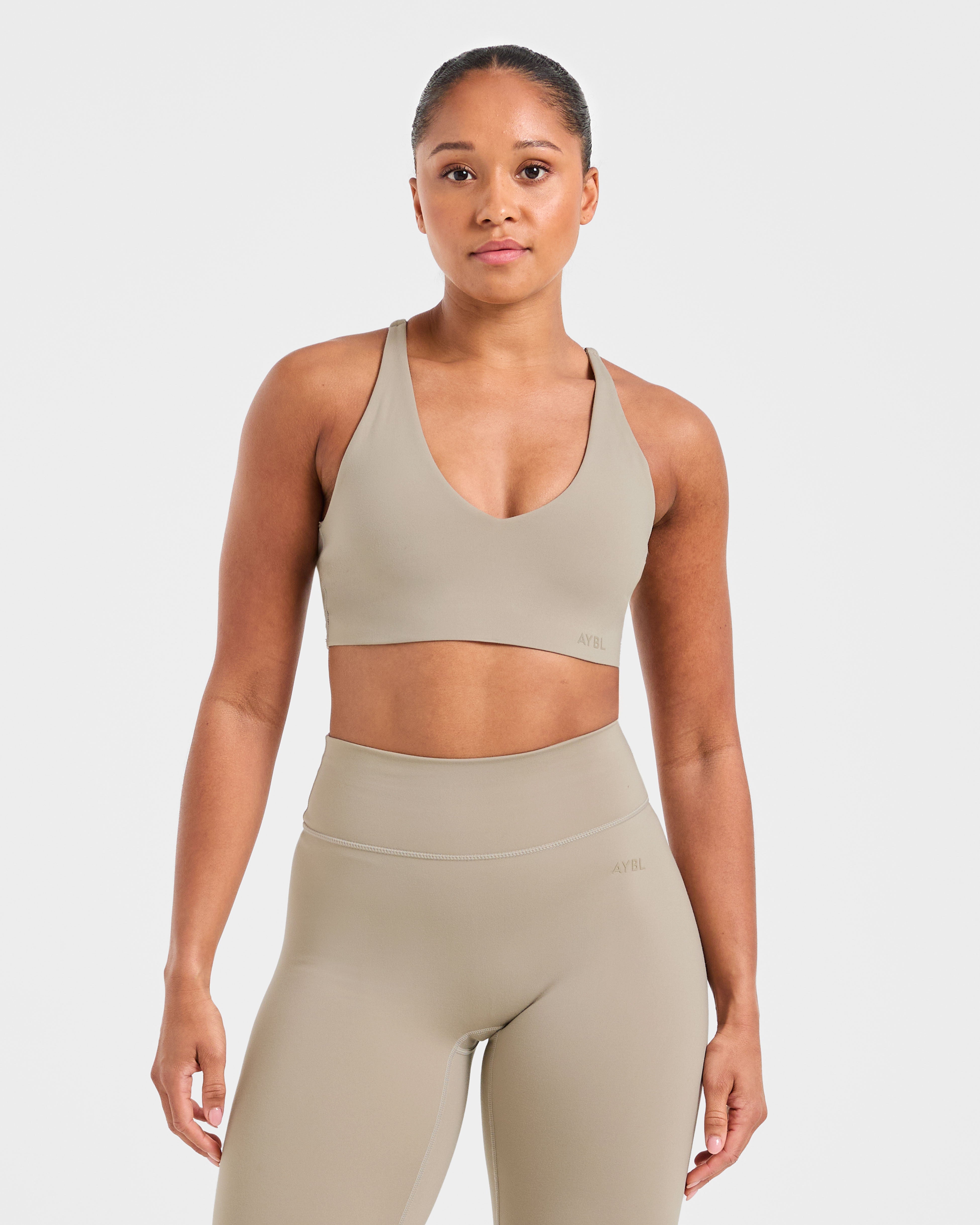 Staple Sports Bra - Muted Taupe