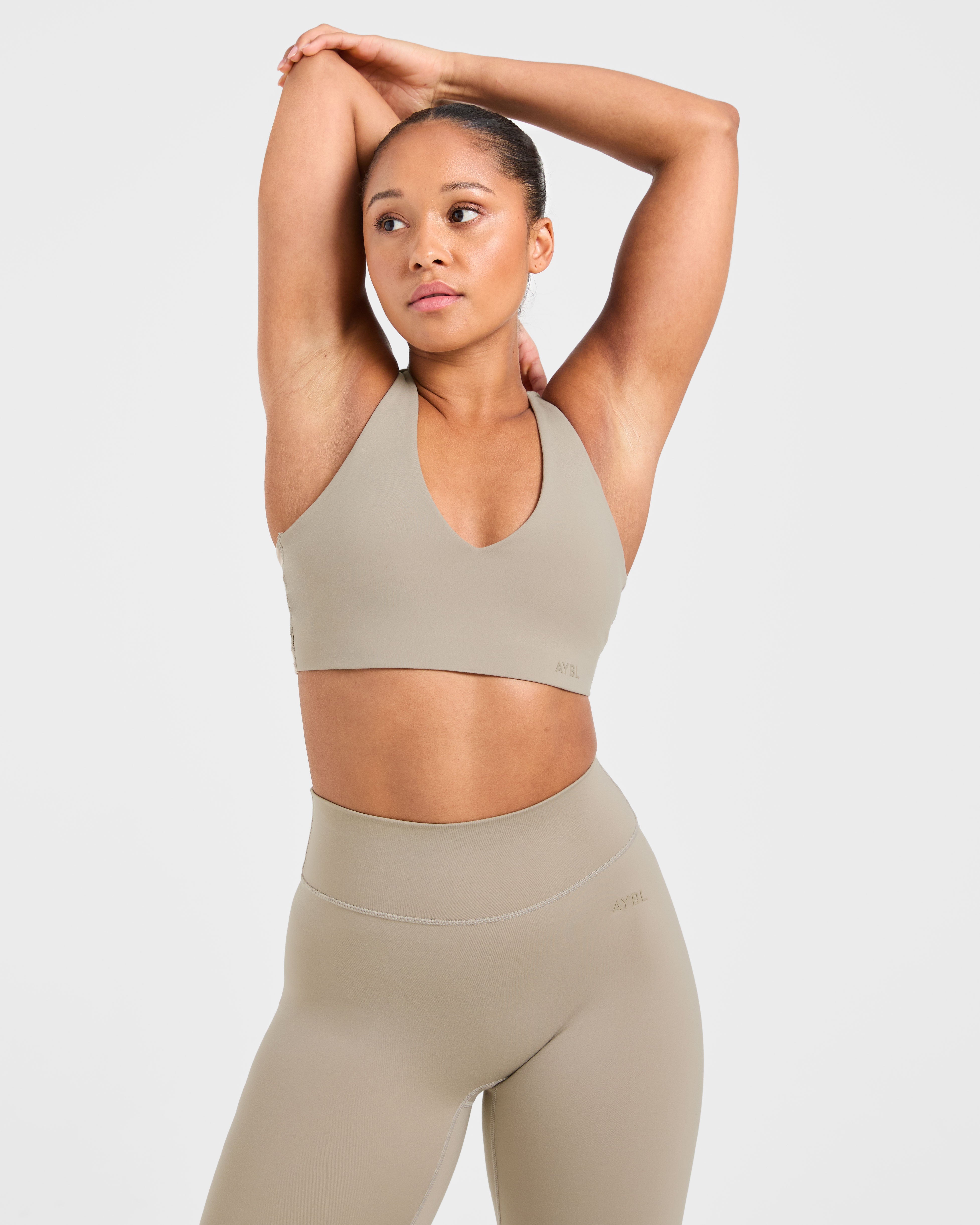 Staple Sports Bra - Muted Taupe