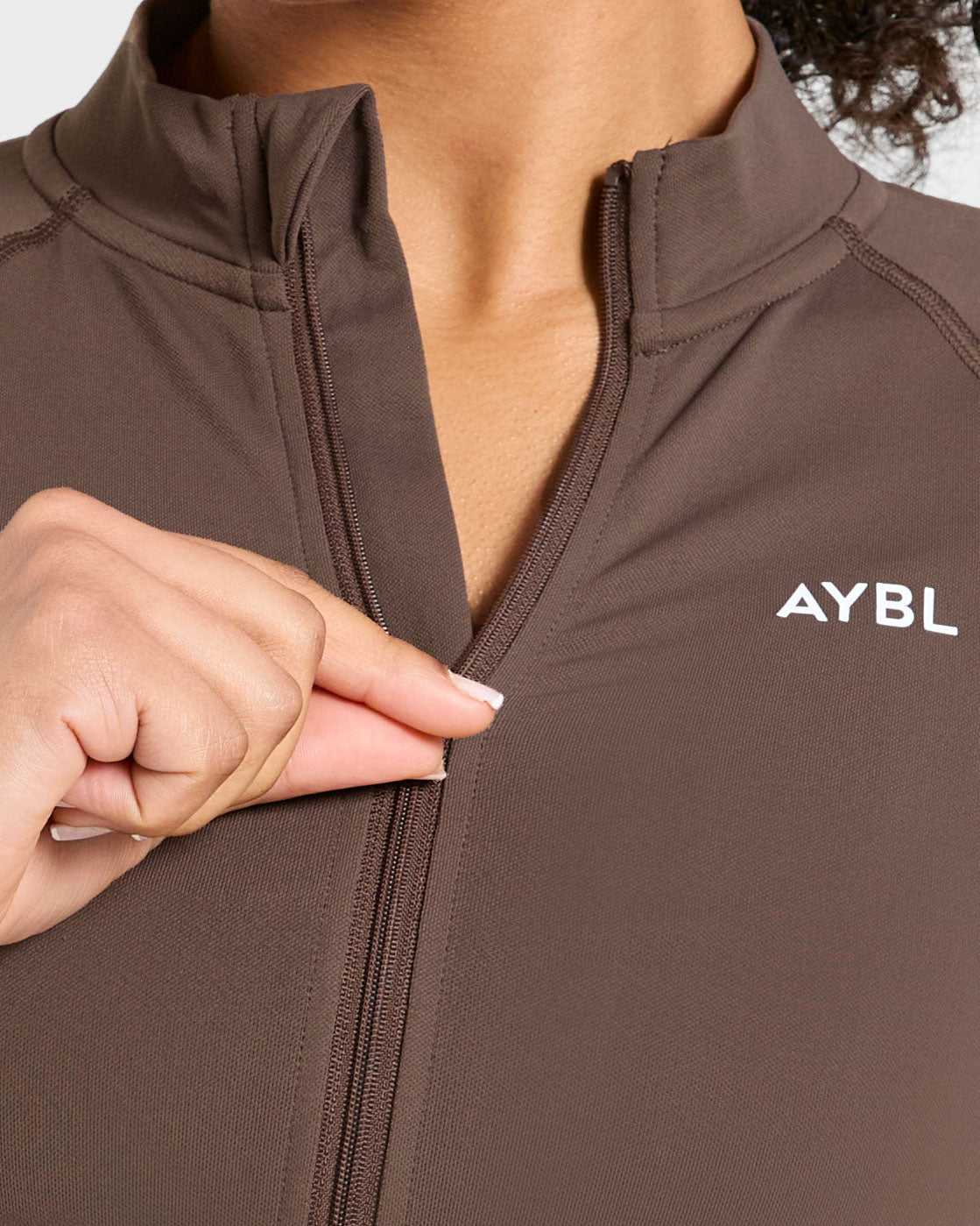 Enhance Seamless Jacket - Brown