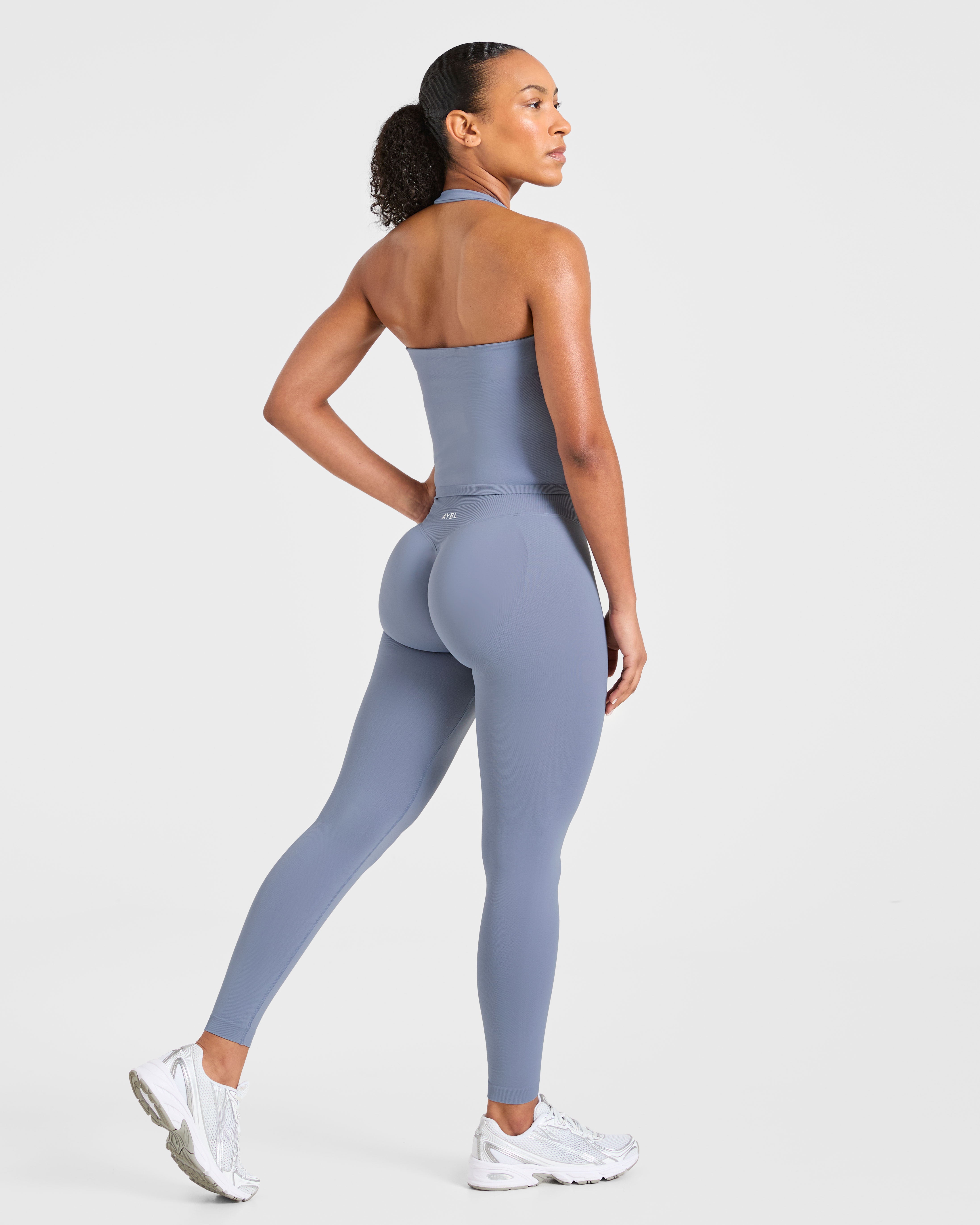 Enhance Seamless Leggings - Slate Blue