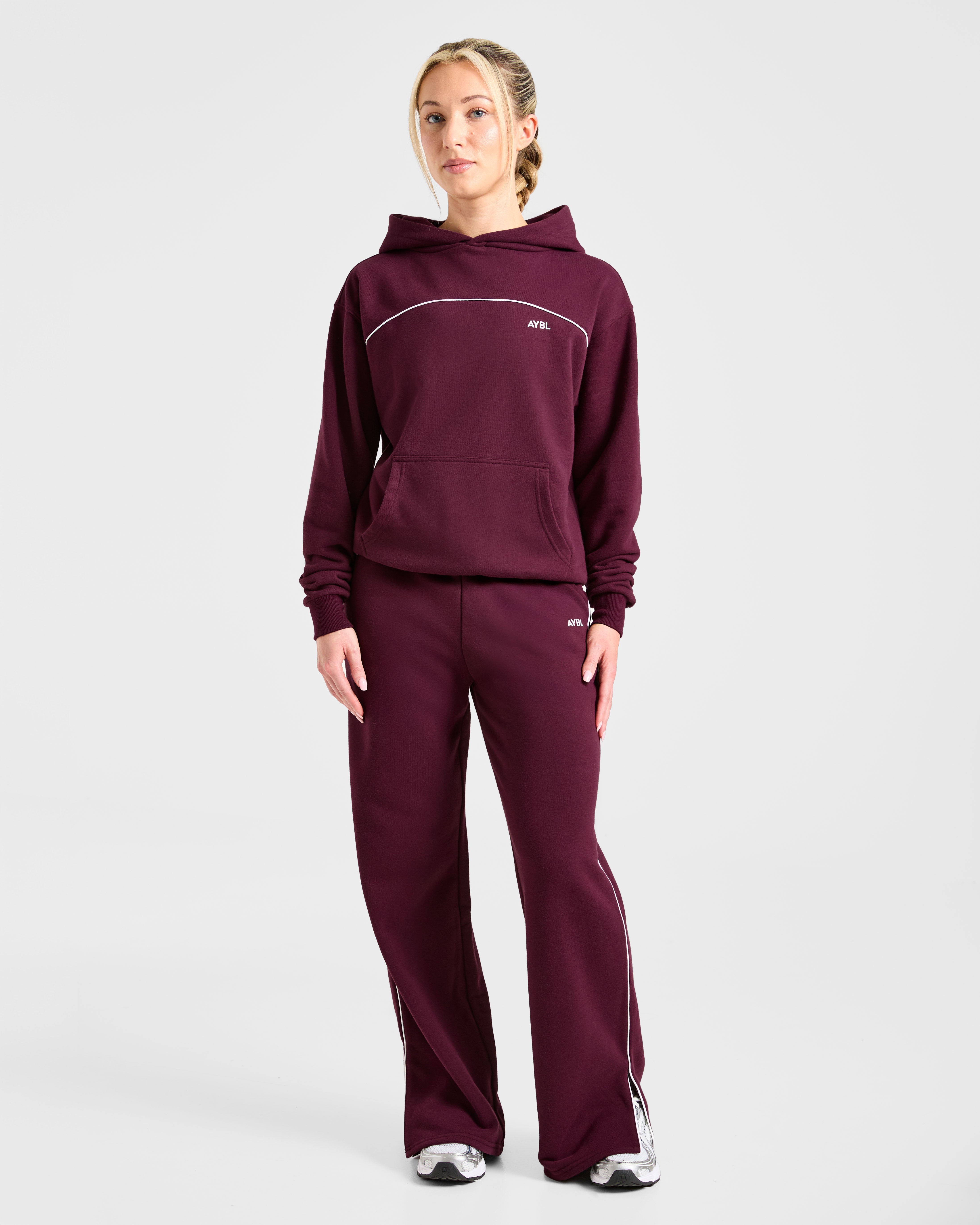 Form Hoodie - Deep Mulberry