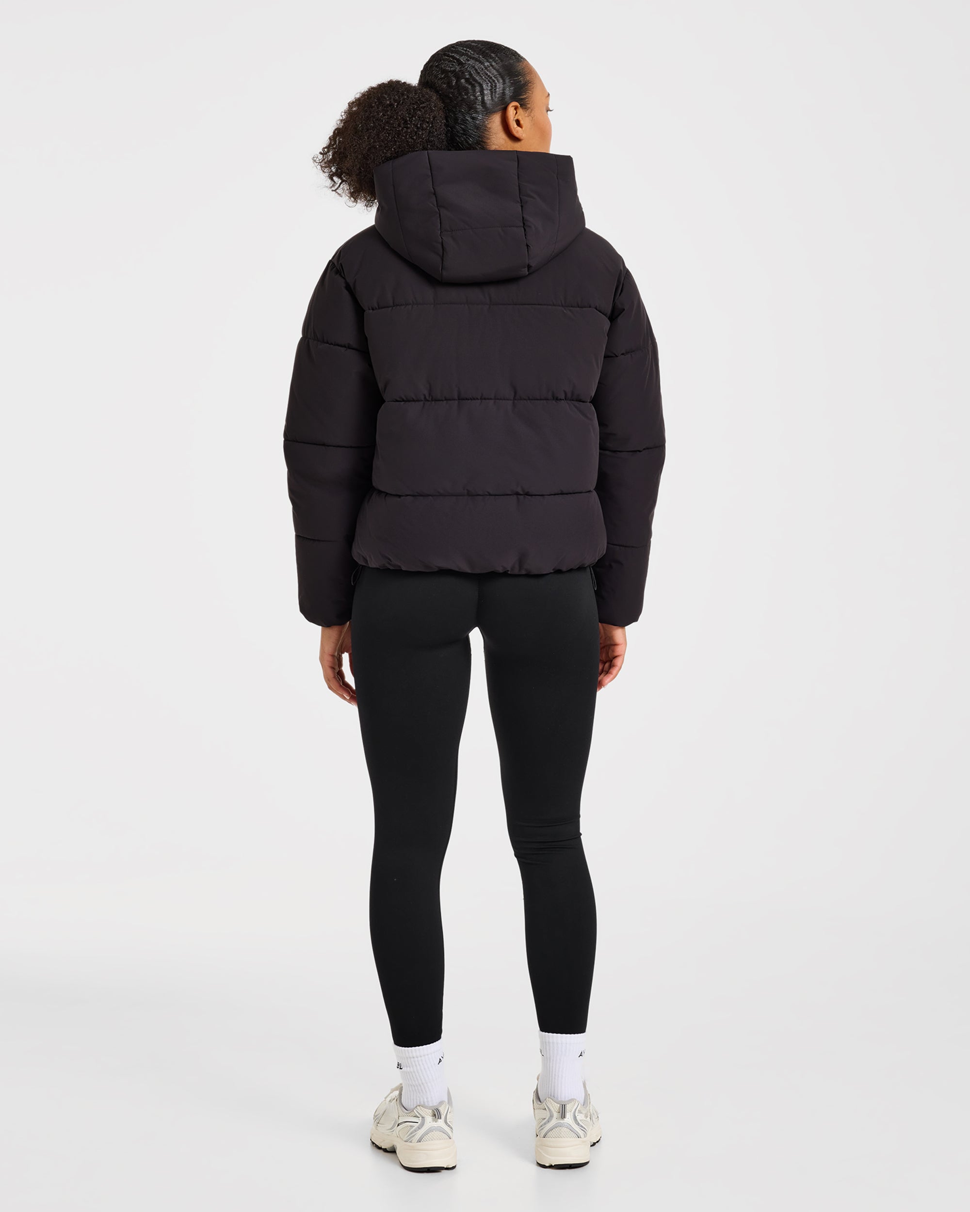 Signature Puffer Coat - Black
