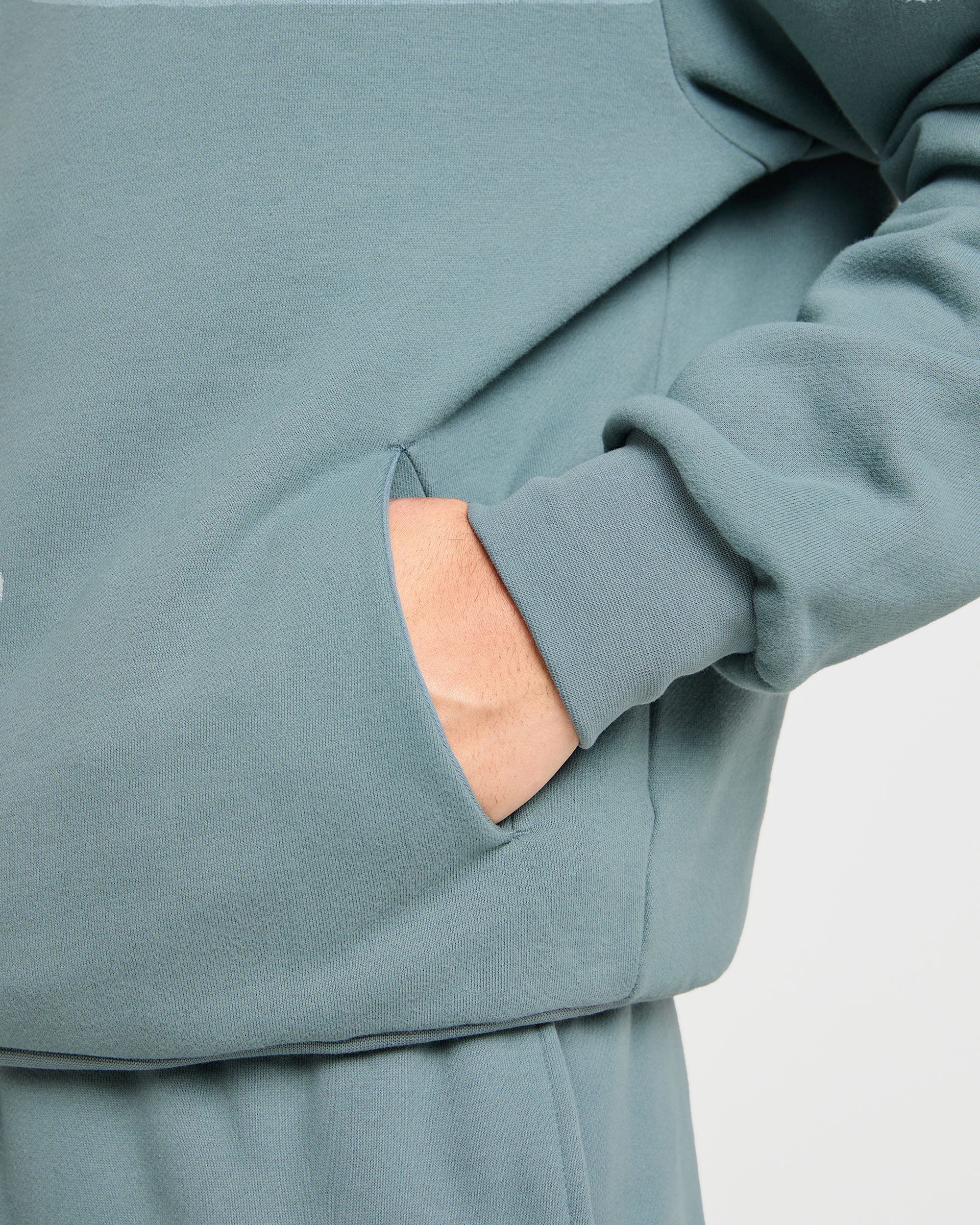 Essential Oversized Hoodie - Dusty Blue