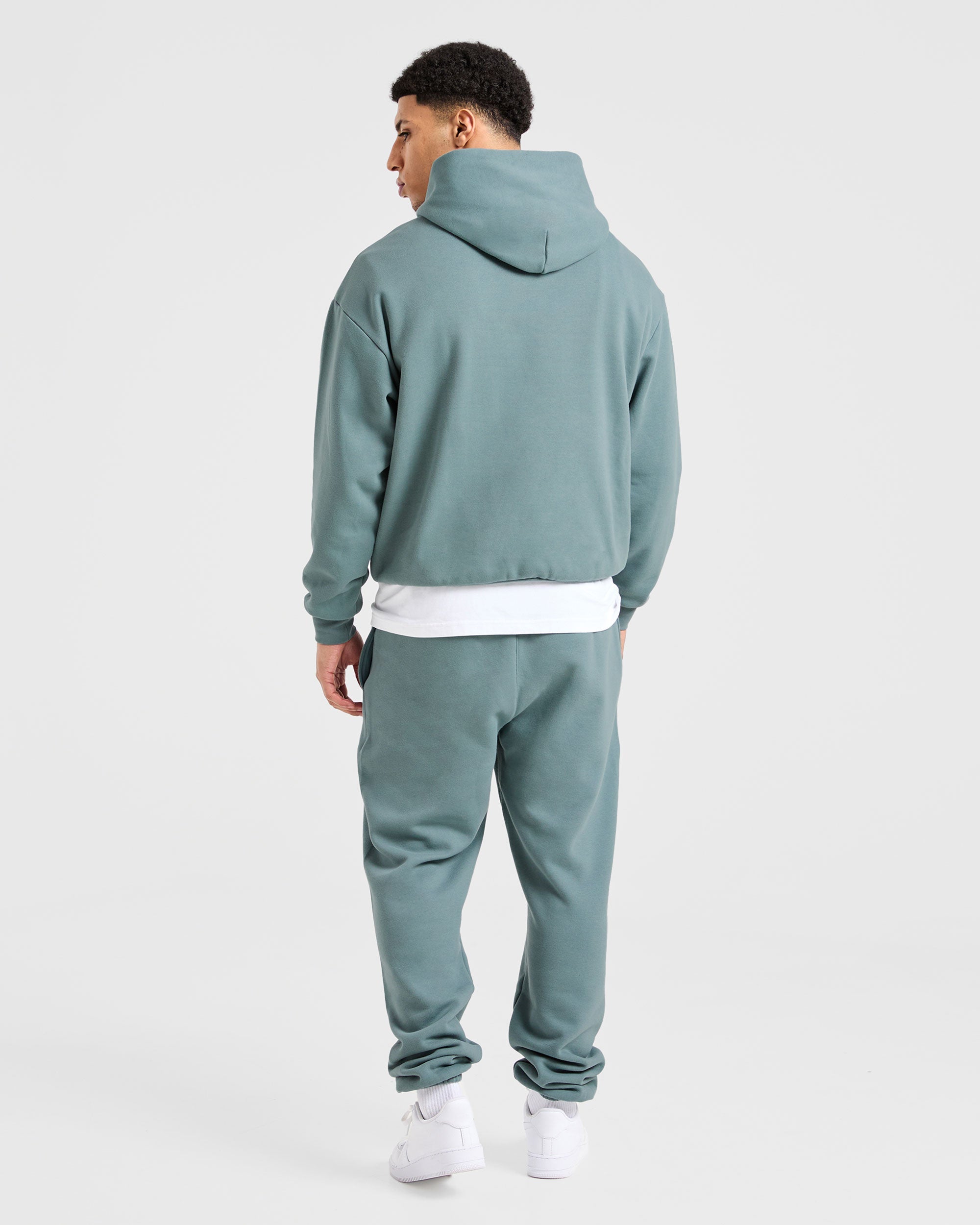 Essential Oversized Hoodie - Dusty Blue