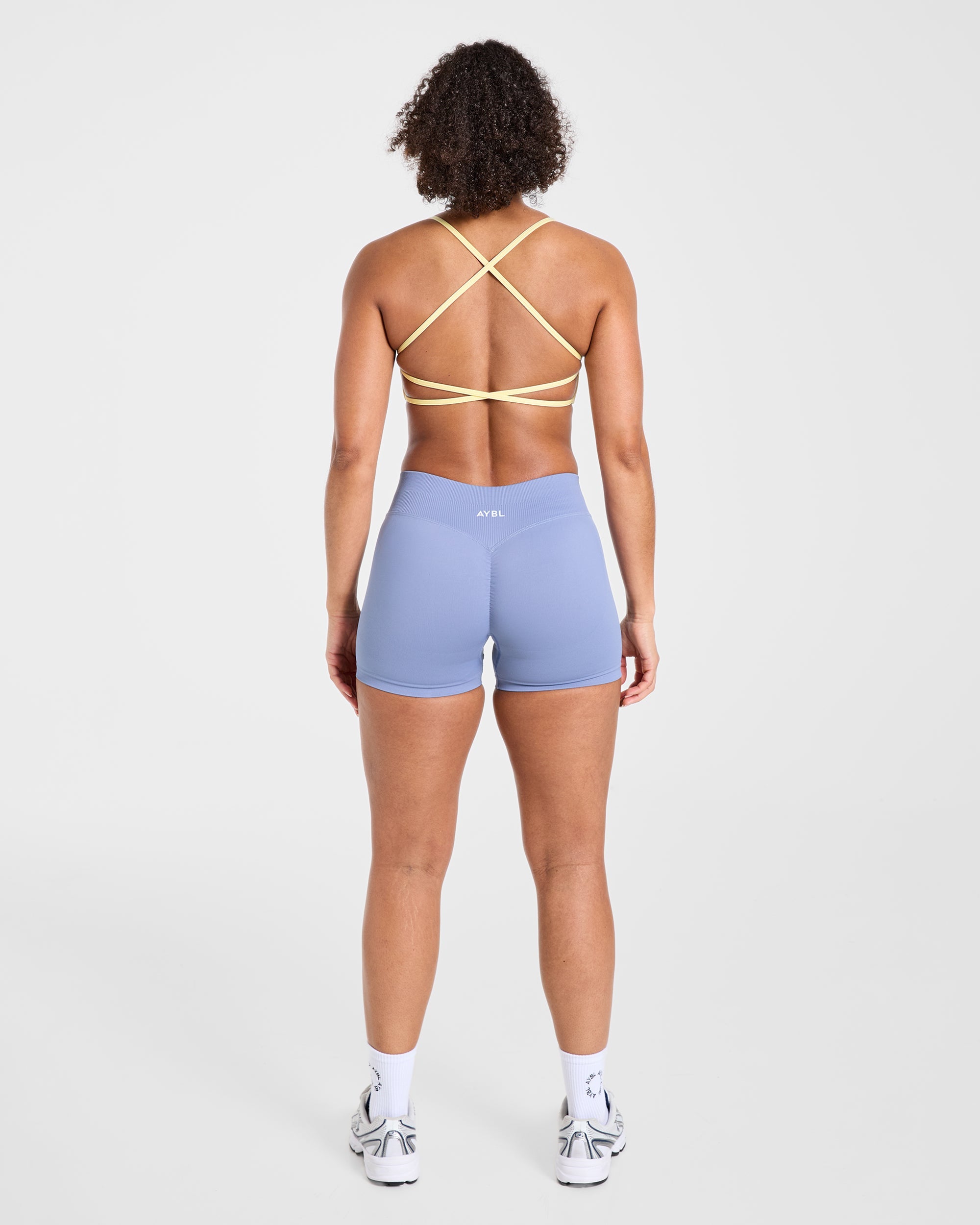 Essential Crossback Sports Bra - Yellow