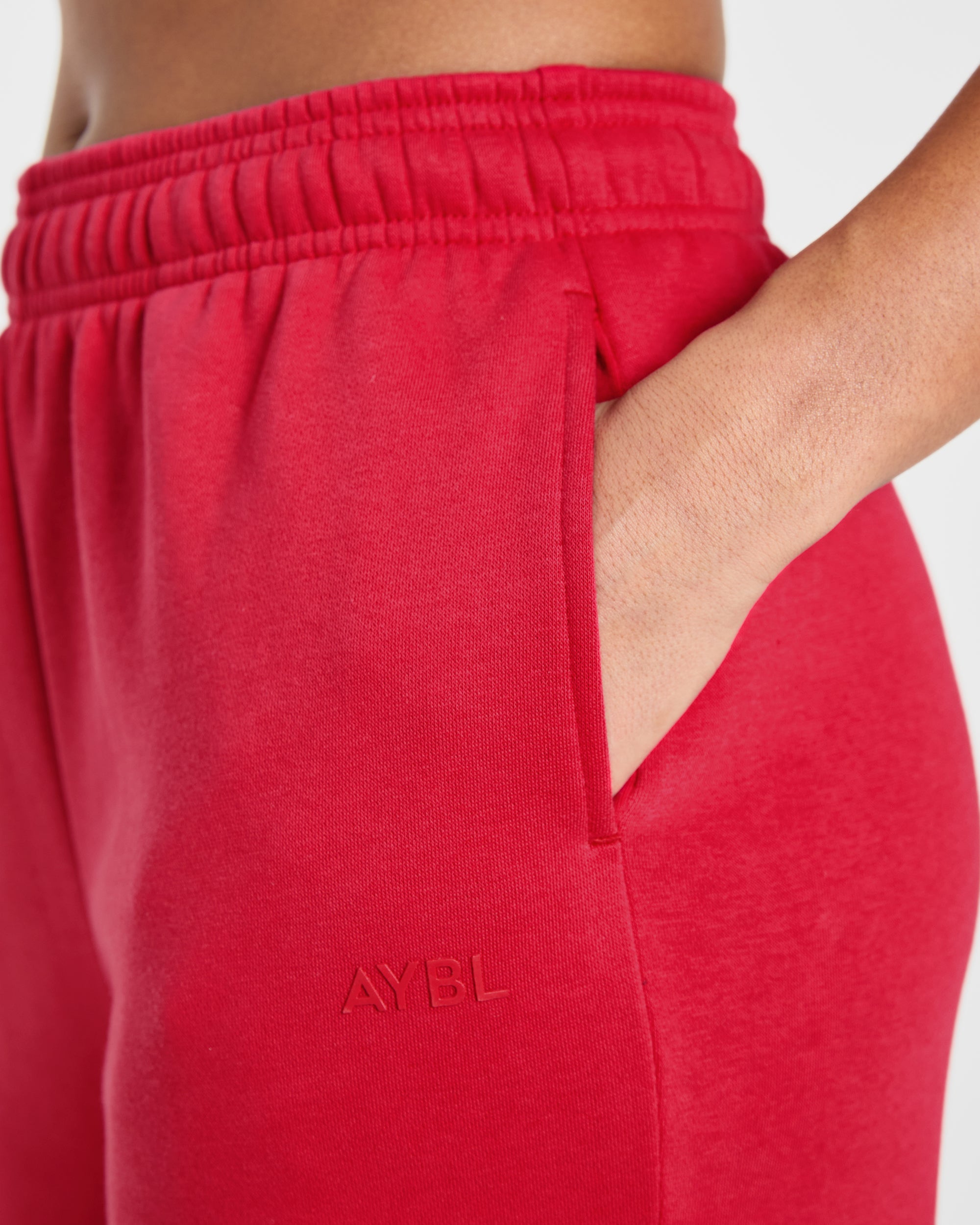 Lifestyle Oversized Joggers - Red