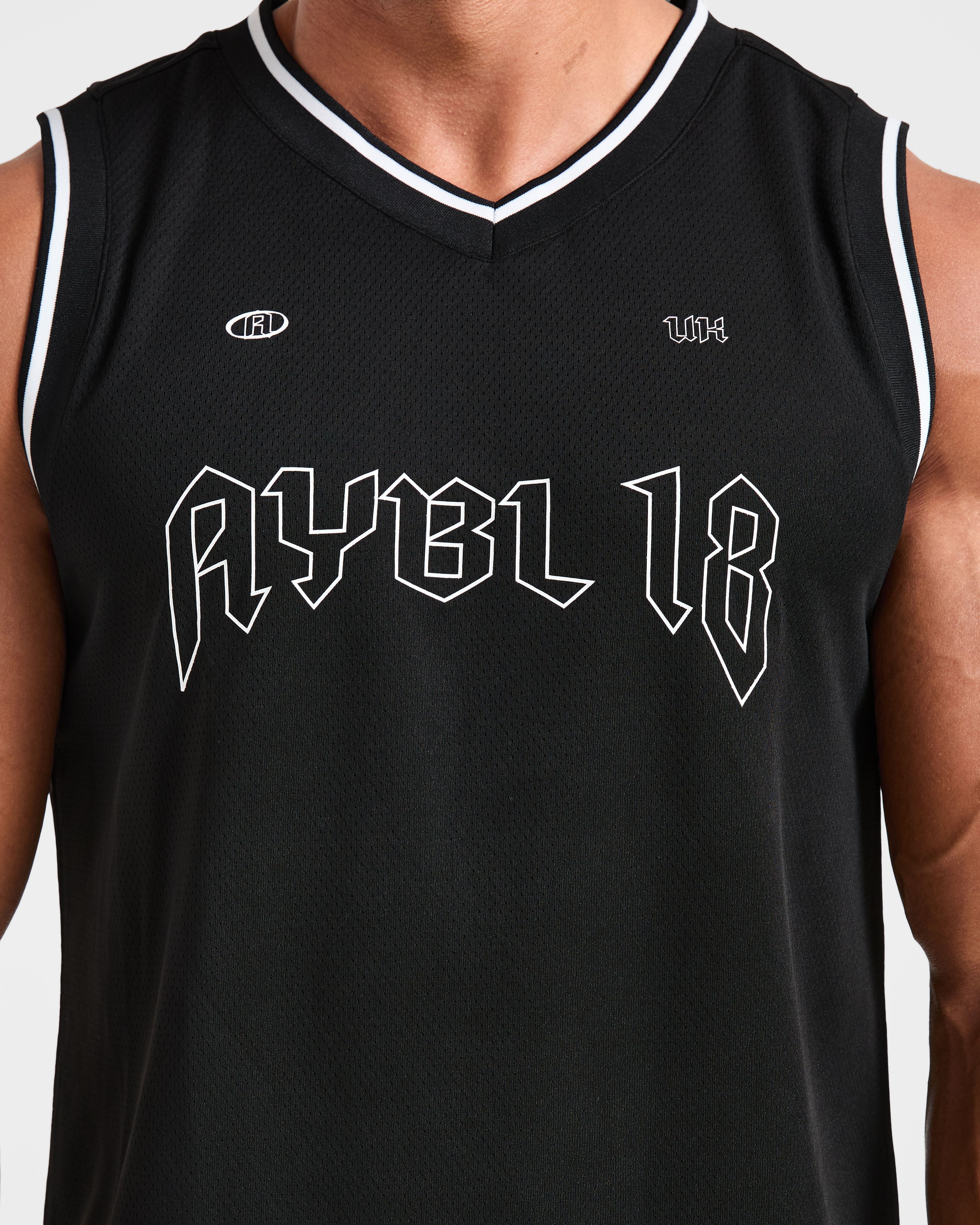 Rebound Stripe Tank - Black