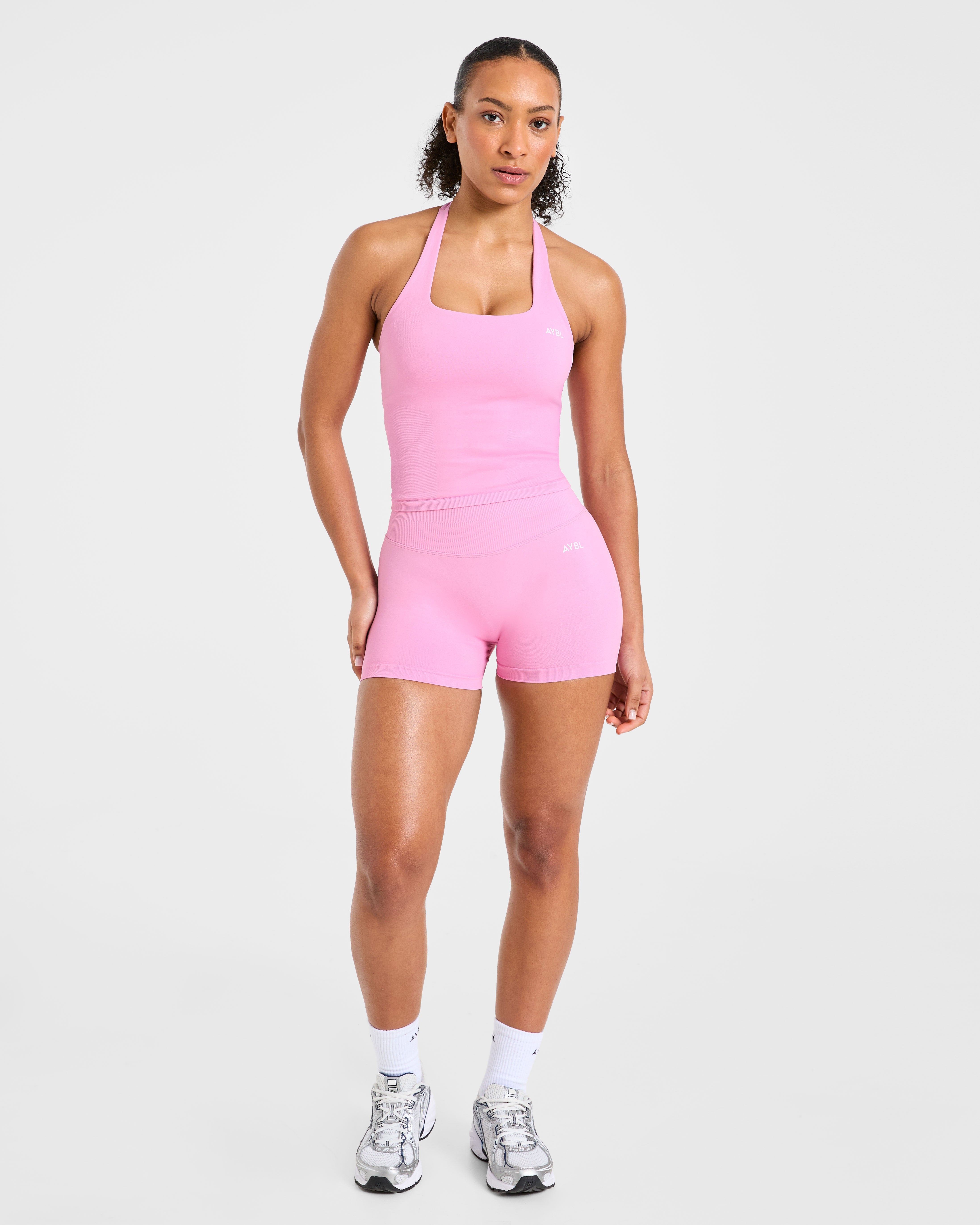Enhance Seamless Shorts | 3.5"- Sugar Pink
