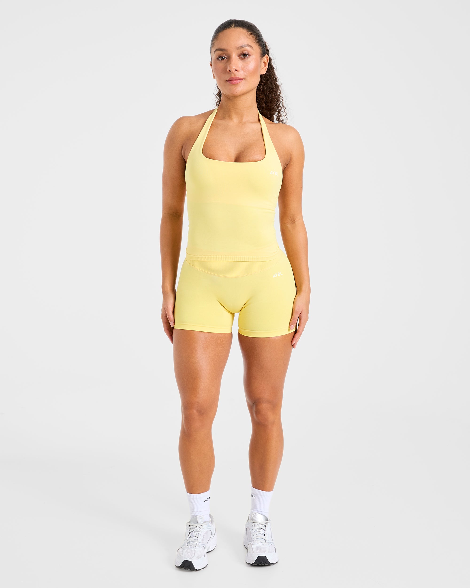 Enhance Seamless Shorts | 3.5"- Bright Yellow