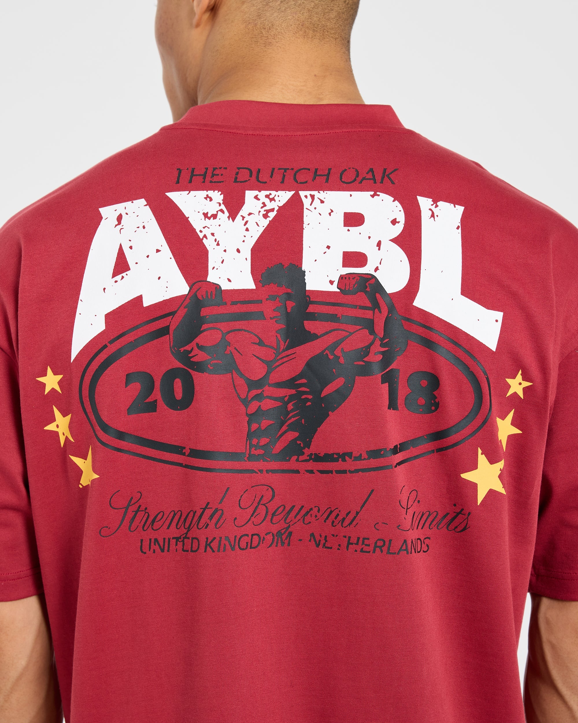 Wesley Vissers X Beyond Limits Oversized T Shirt - Red
